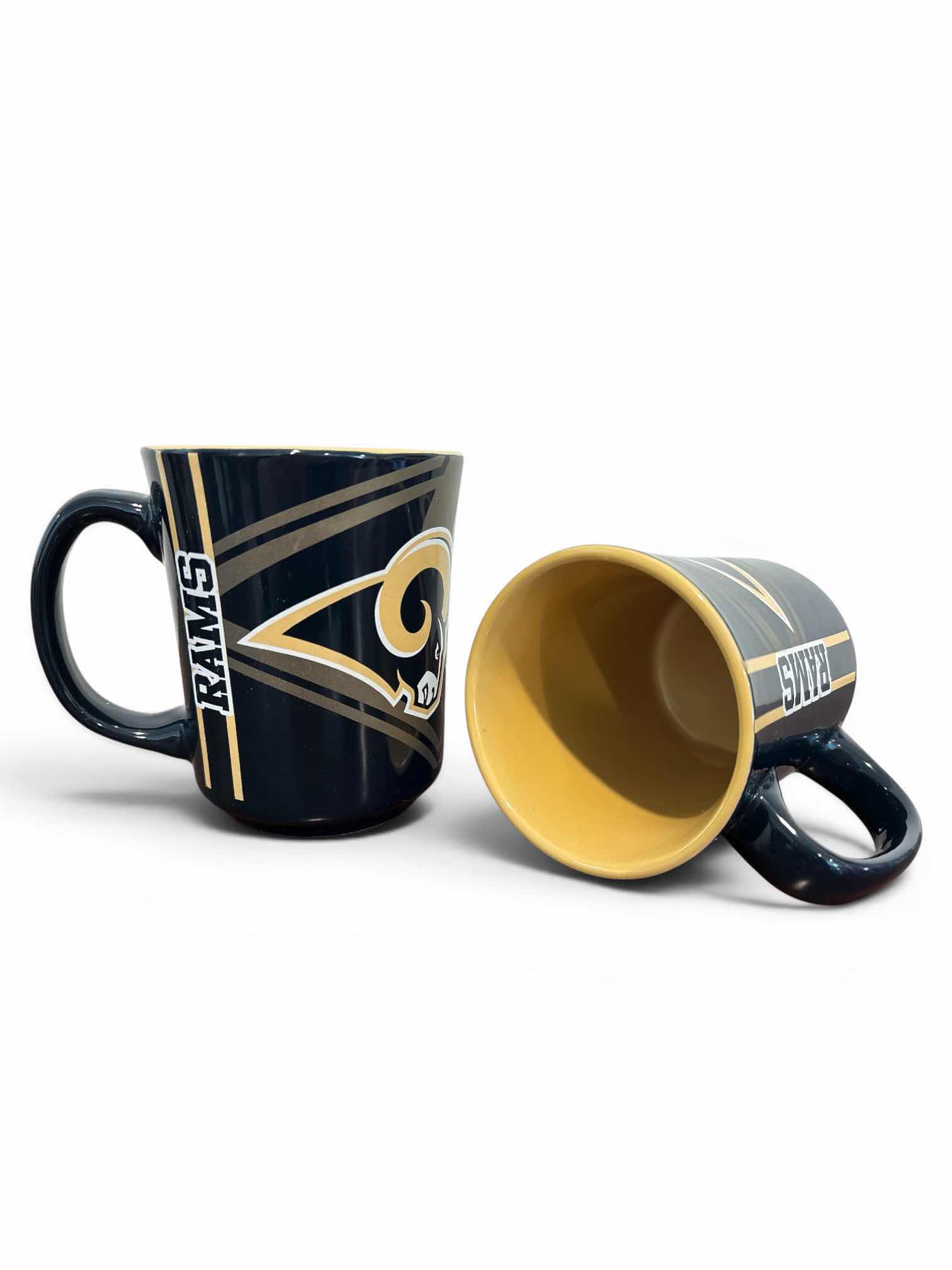 Photo 1 of RAMS FOOTBALL 12 OZ COFFEE MUGS, SET OF 2