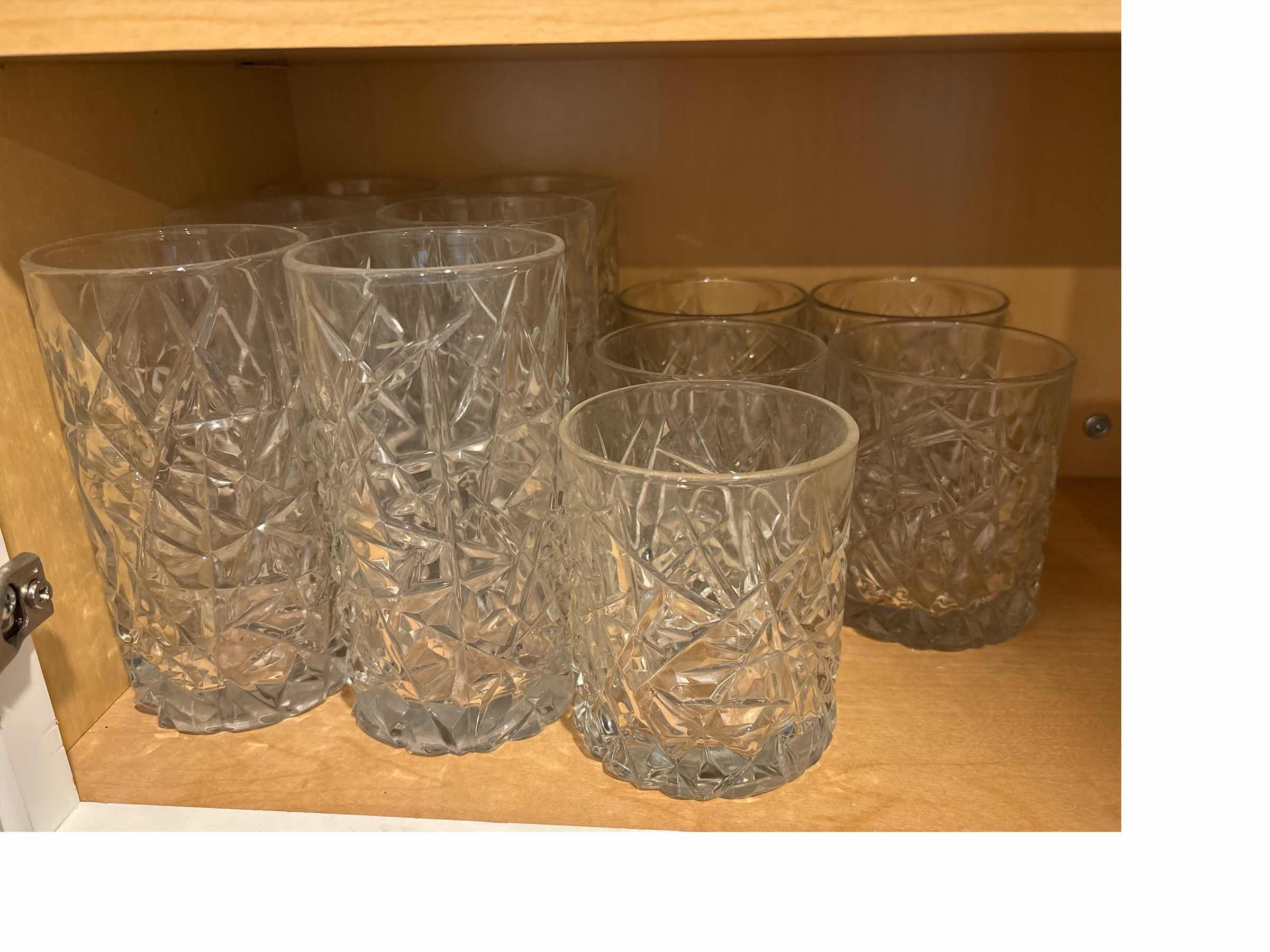 Photo 1 of TUMBLER GLASSES (6) & ROCKS GLASSES (7)