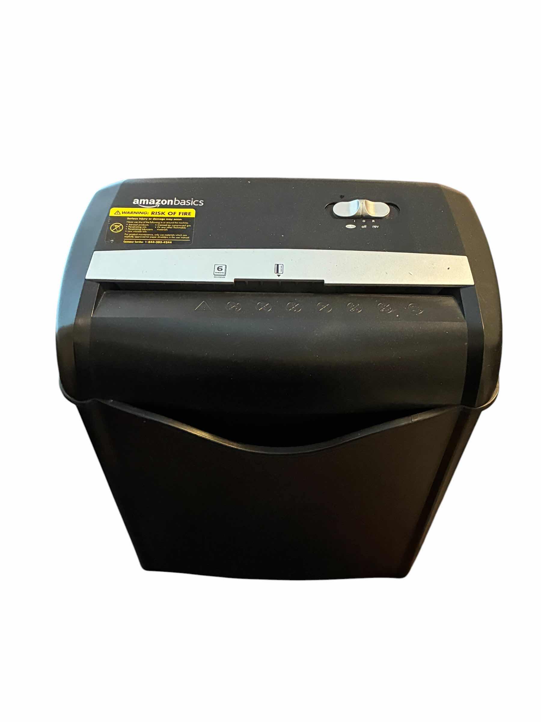 Photo 1 of AMAZON BASICS PAPER SHREDDER