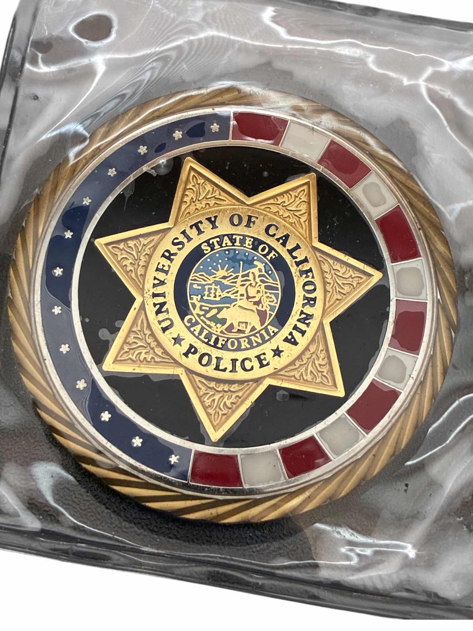 Photo 1 of SYMBOL ARTS UNIVERSITY OF CALIFORNIA POLICE WORKING TOGETHER TO KEEP OUR COMMUNITY SAFE COINS (3)