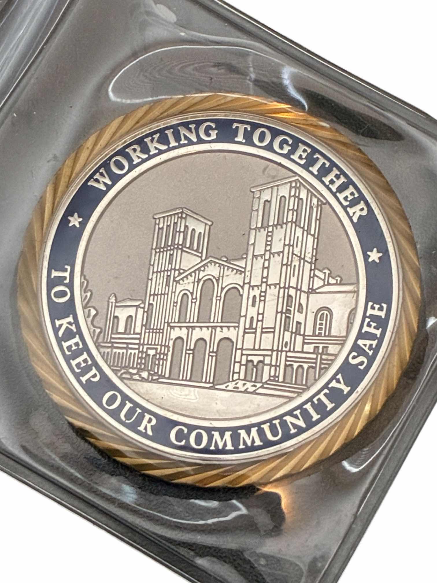 Photo 1 of SYMBOL ARTS UNIVERSITY OF CALIFORNIA POLICE WORKING TOGETHER TO KEEP OUR COMMUNITY SAFE COINS (3)