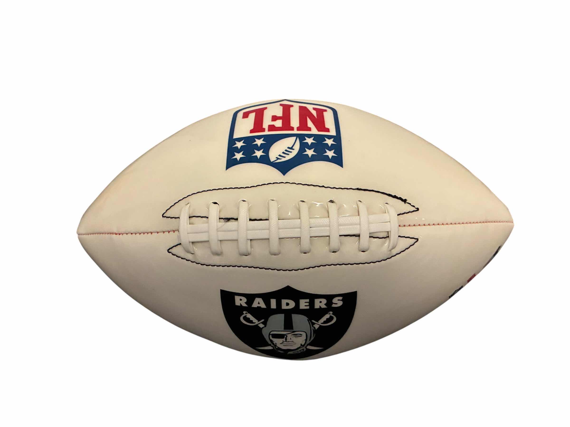 Photo 1 of NFL RAIDERS COLLECTORS OFFICIAL SIZE PHOTO FILE FOOTBALL