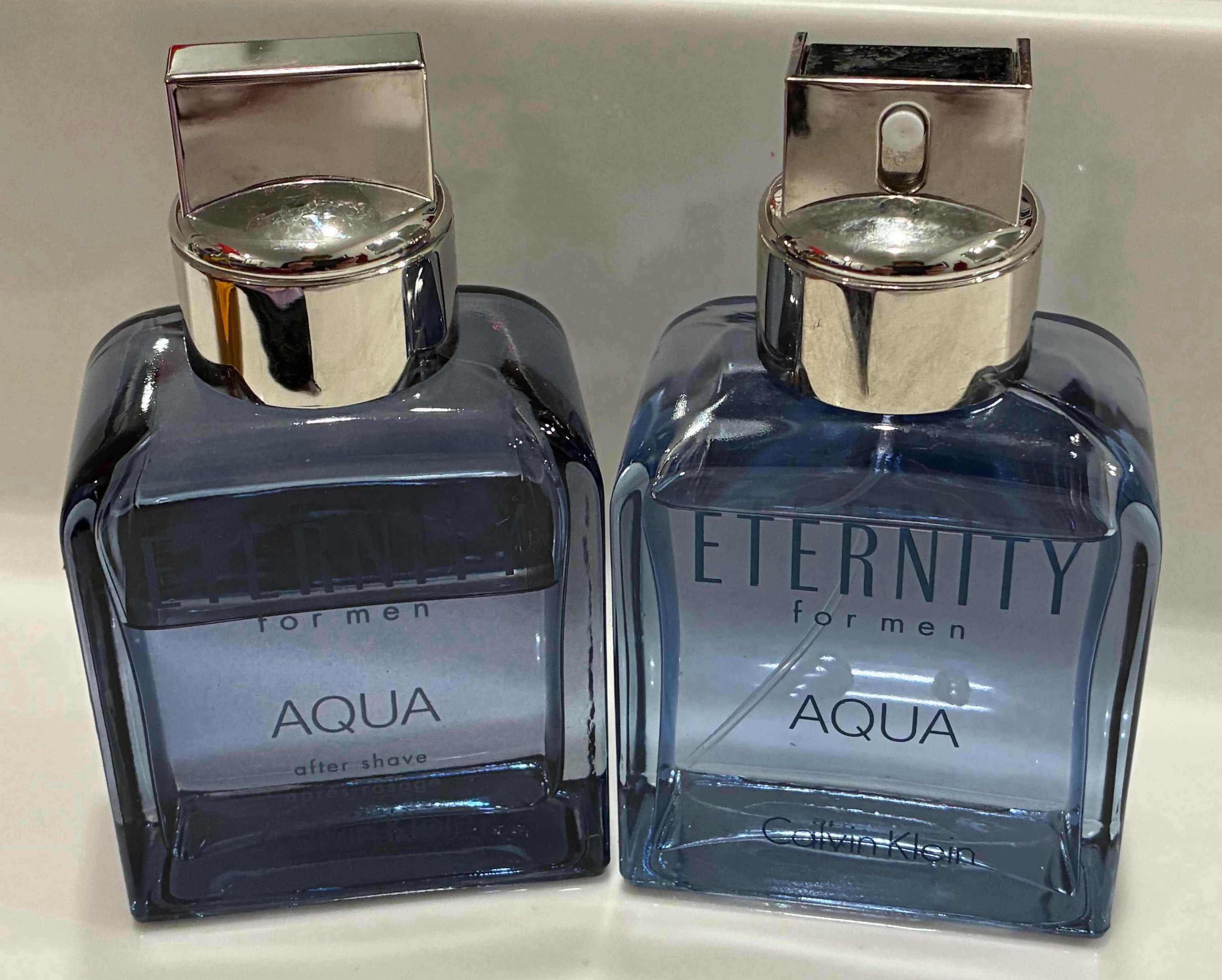 Photo 1 of CALVIN KLEIN ETERNITY AQUA FOR MEN AFTERSHAVE & COLOGNE SET