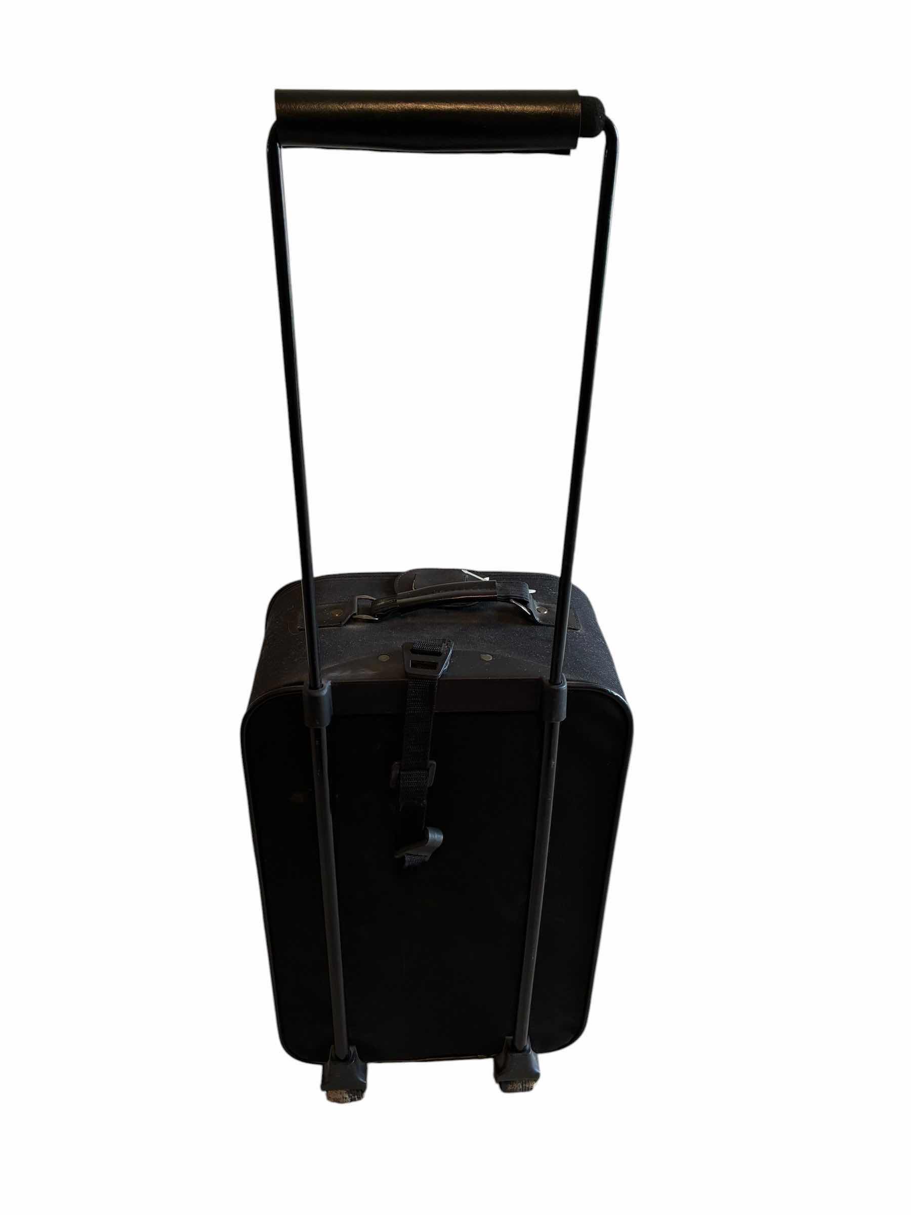 Photo 1 of RIV LAS VEGAS BLACK ROLLING CARRY-ON LUGGAGE BAG