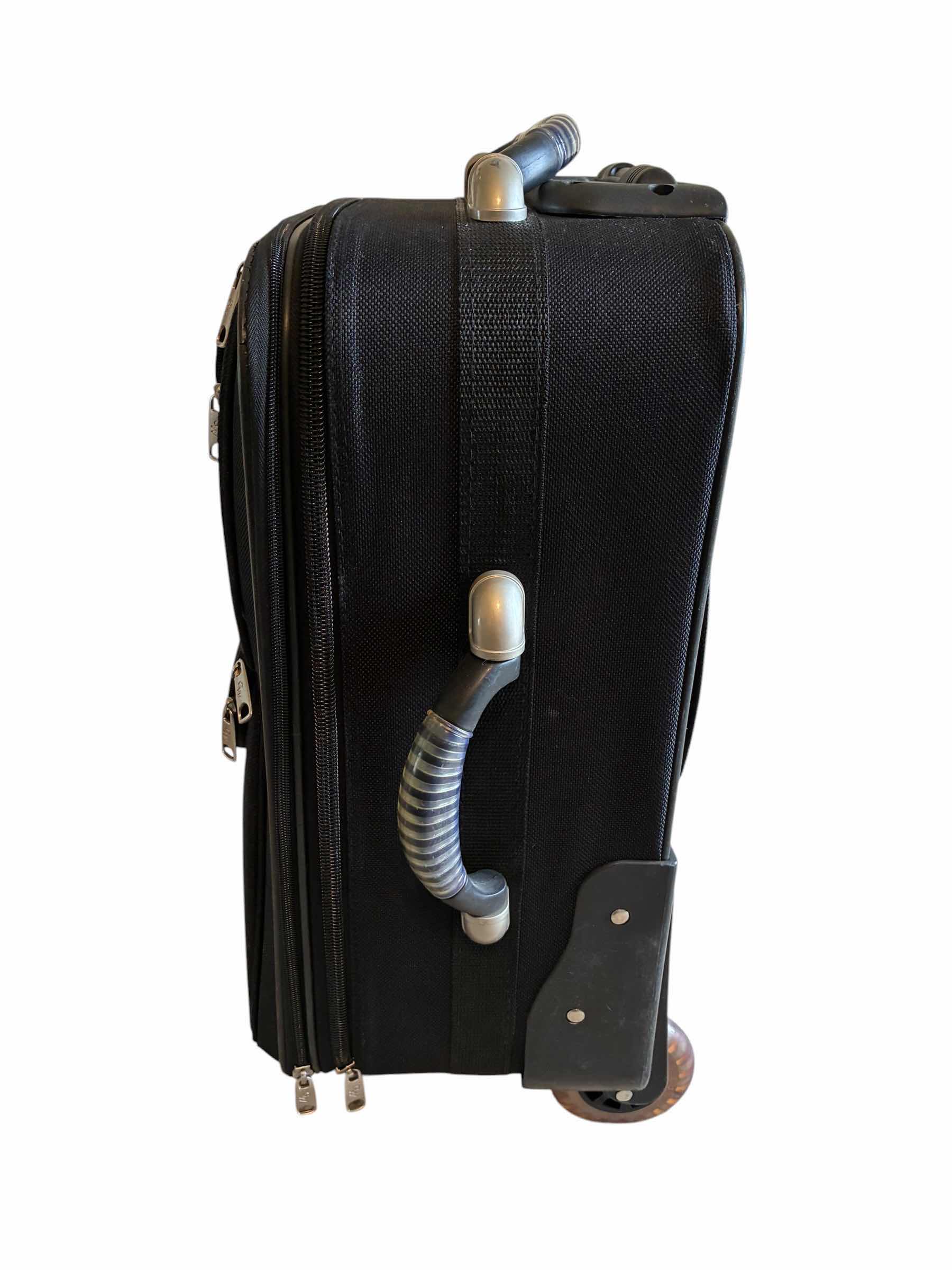 Photo 1 of NORTHSTAR BLACK ROLLING CARRY-ON LUGGAGE BAG