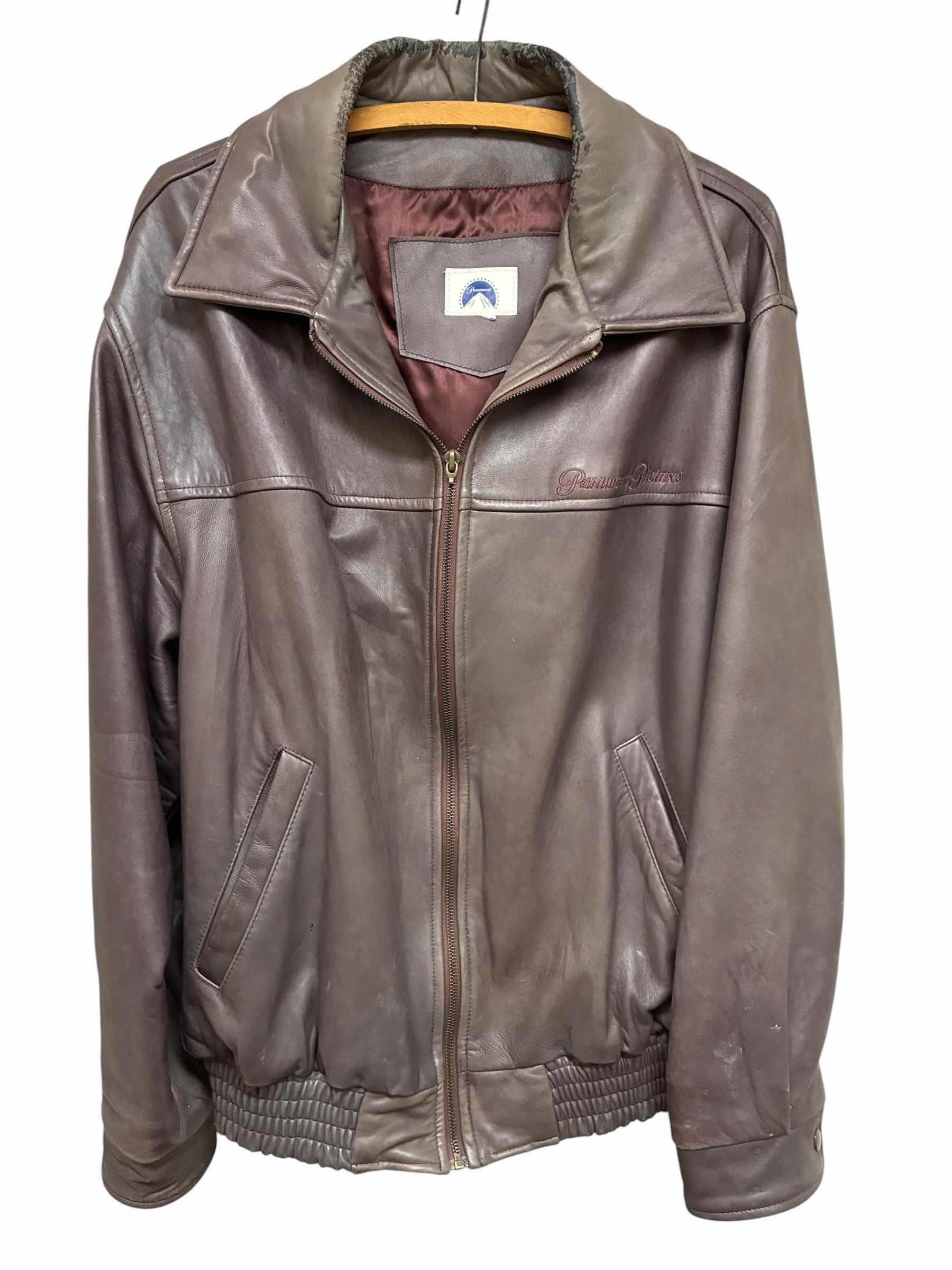 Photo 1 of VINTAGE PARAMOUNT PICTURES LEATHER JACKET MEN’S SIZE M-L
