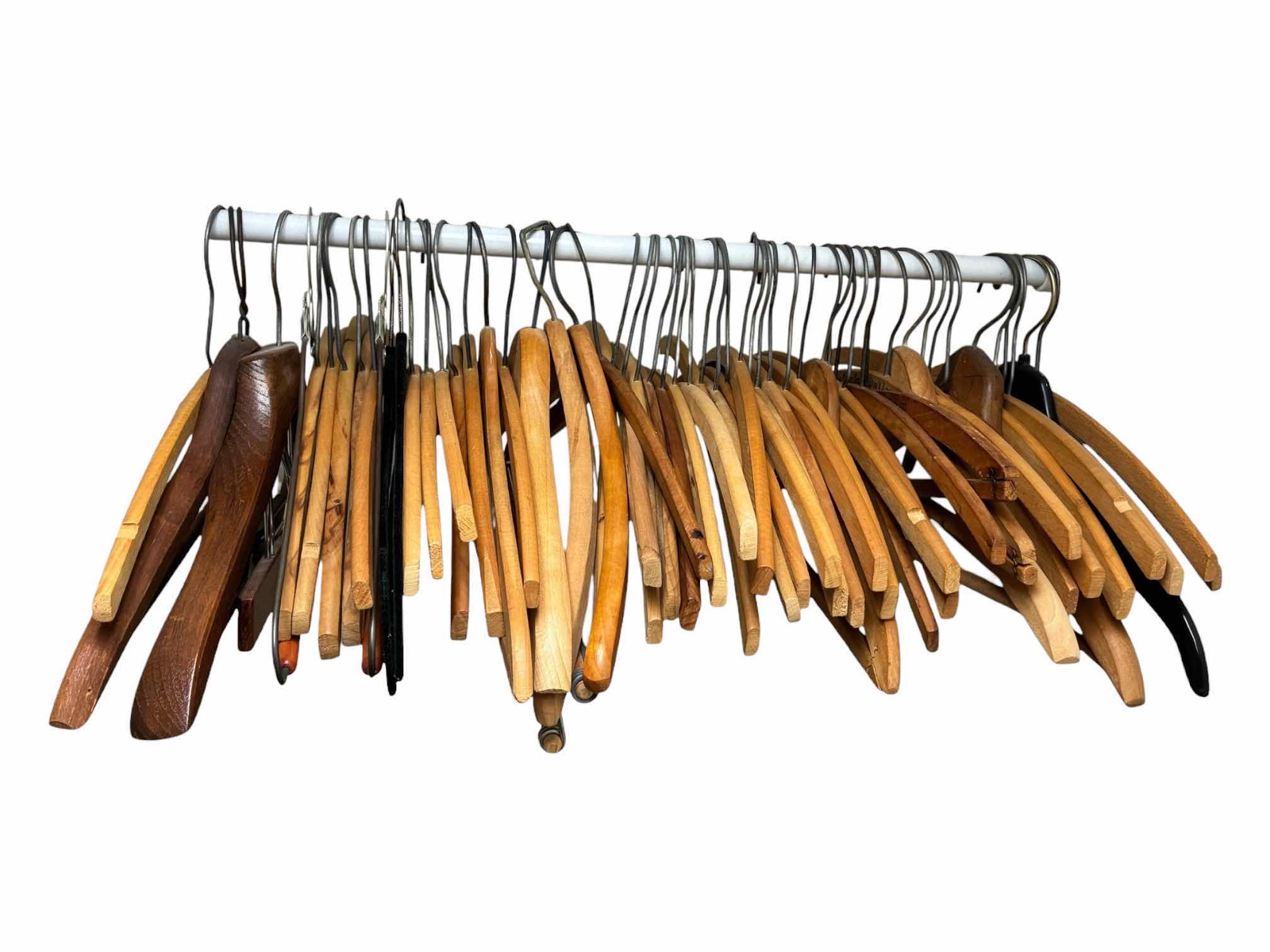 Photo 1 of VINTAGE WOOD HANGERS