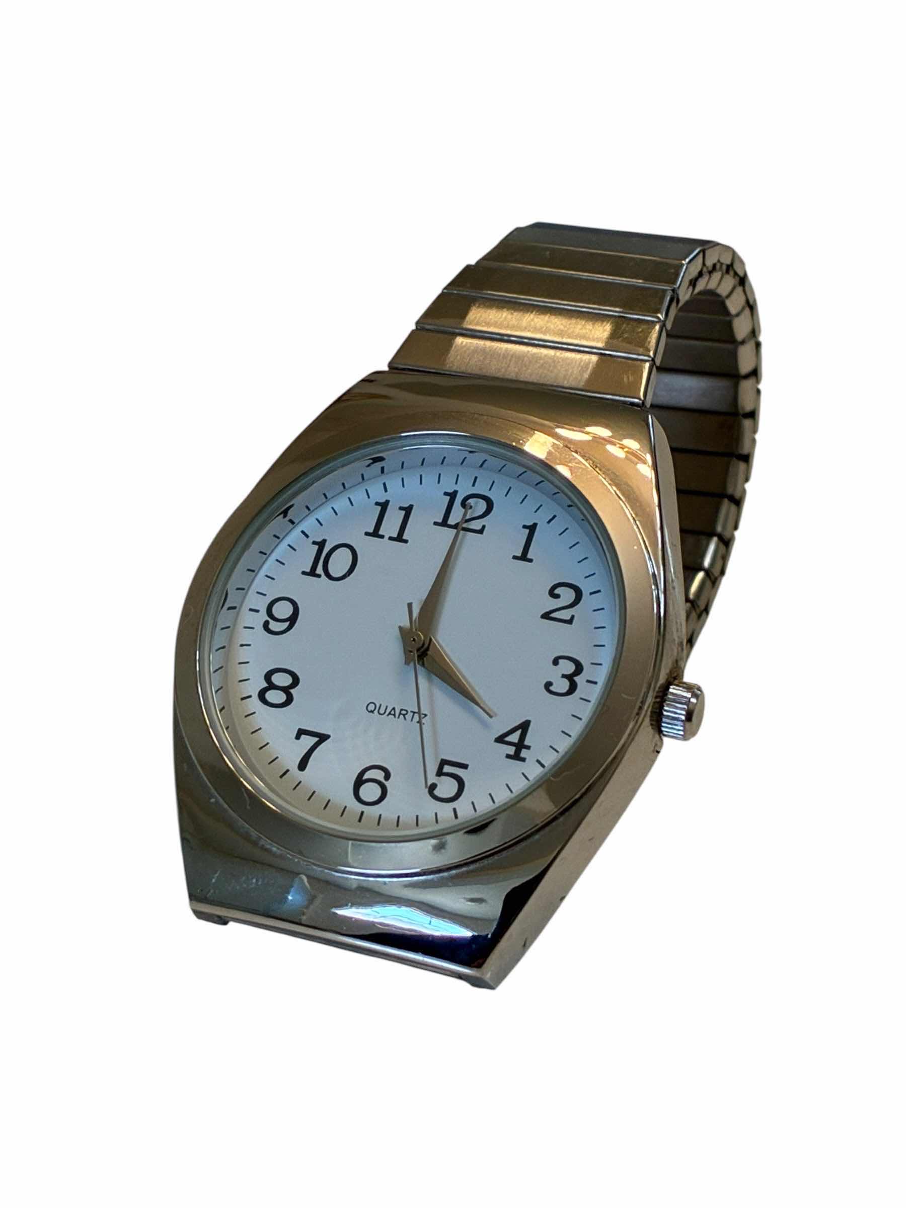 Photo 1 of JAPANESE STAINLESS STEEL QUARTZ FLEX BAND WATCH