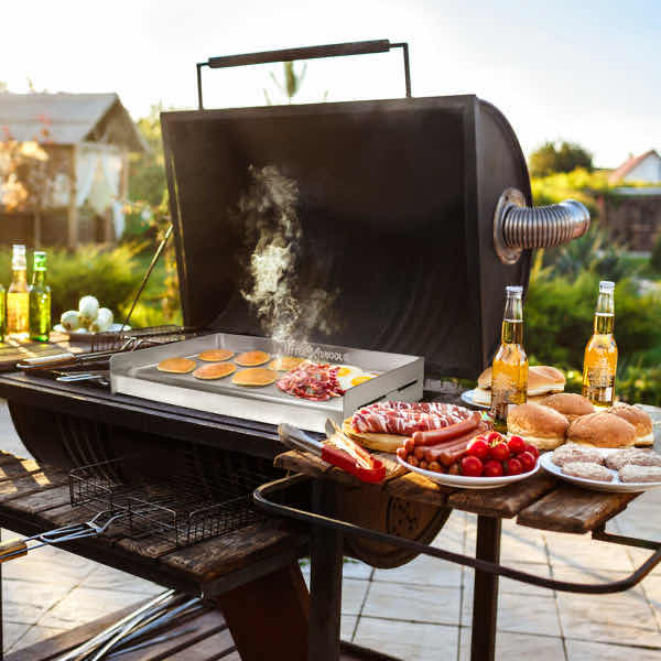 Photo 1 of LITTLE GRIDDLE SIZZLE-Q RESTAURANT STYLE STAINLESS STEEL GRILL TOP GRIDDLE W CARRY BAG INCLUDED