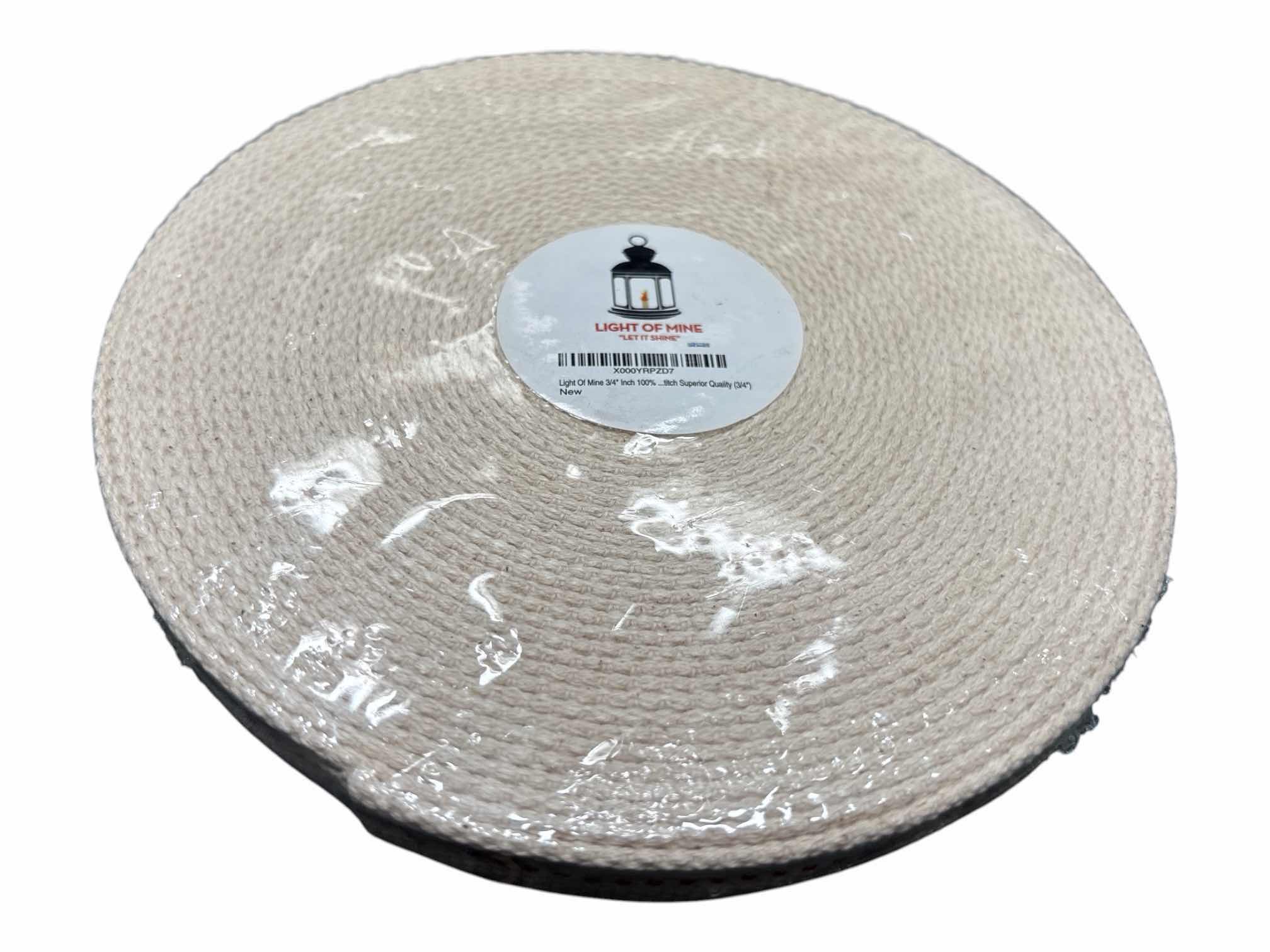Photo 1 of LIGHT OF MINE 100% COTTON FLAT WICK FOR PARAFFIN OIL/KEROSENE BASED LANTERNS & OIL LAMPS W GENUINE RED STITCH *SEE NOTES FOR SIZES (5 ROLLS)
