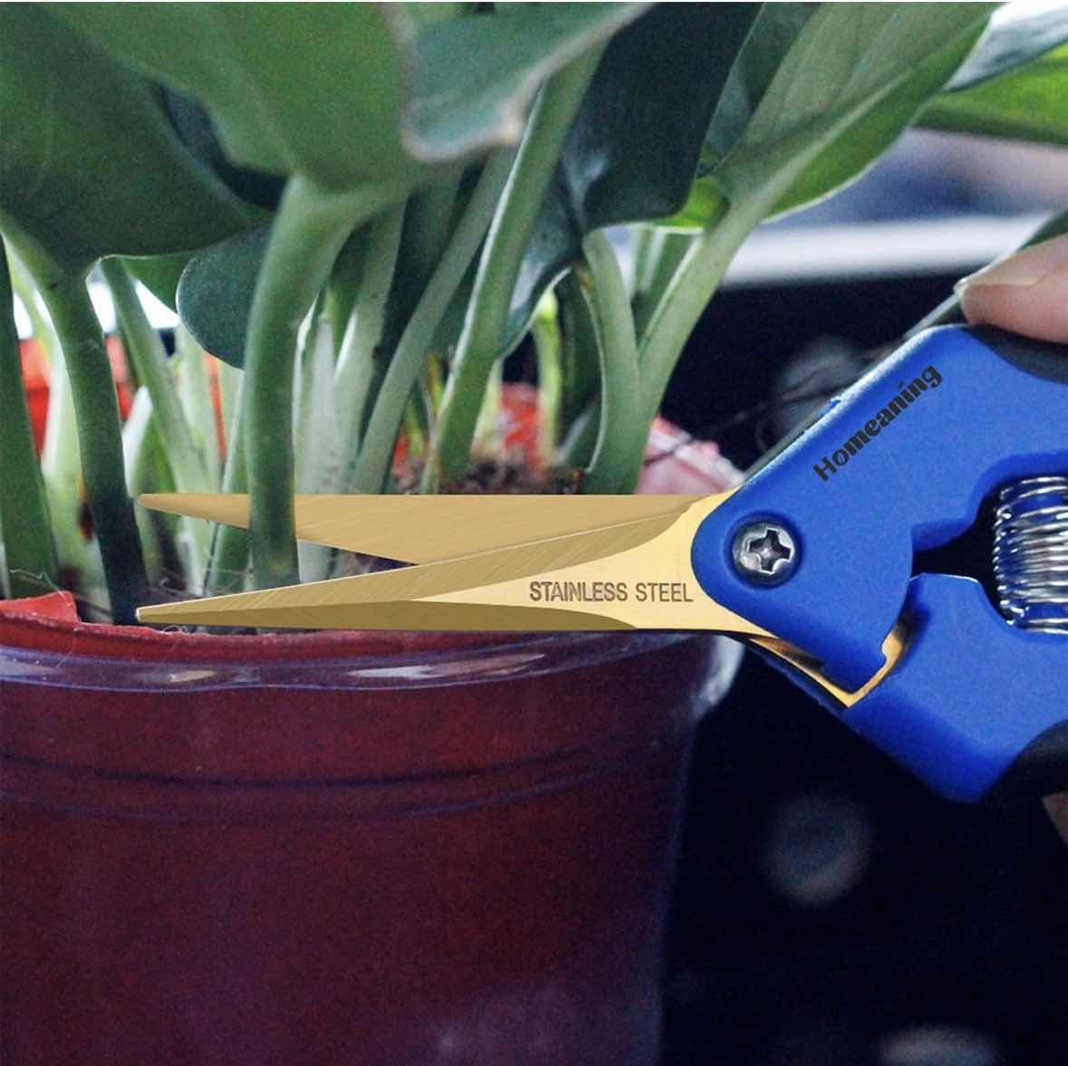 Photo 1 of HOMEANING 5-PACK STAINLESS STEEL PRECISION PRUNER W CURVED BLADE