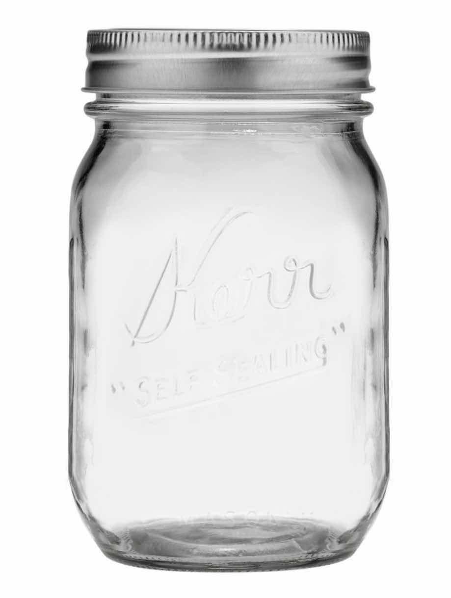 Photo 1 of KERR WIDE MOUTH MASON JARS, 14 WIDE MOUTH HALF PINT JARS & 5 WIDE MOUTH PINT JARS W LIDS & BANDS (19 JARS TOTAL)