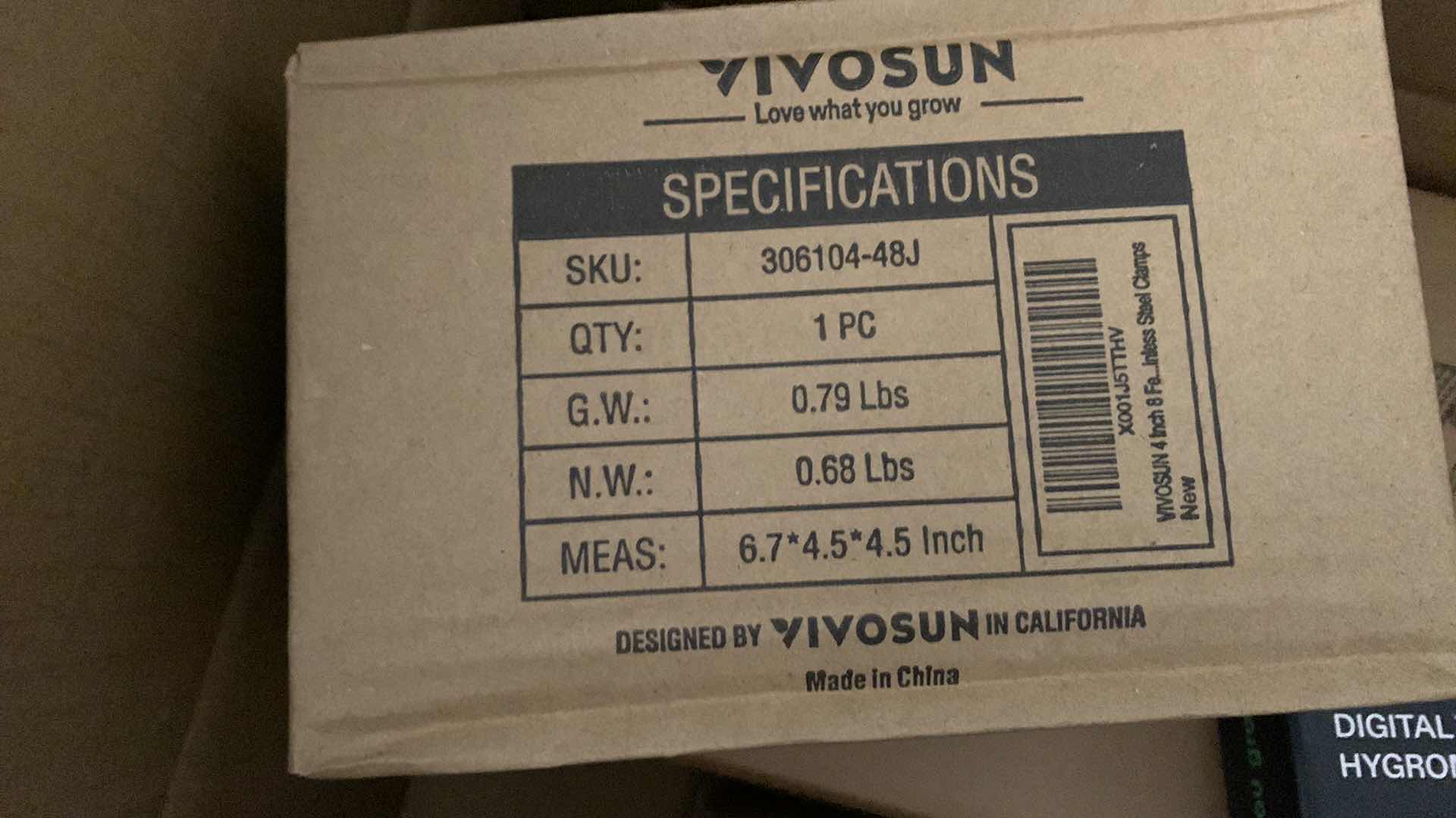 Photo 1 of 2-VIVOSUN FILTERS AND ASSORTED GROWING ACCESSORIES