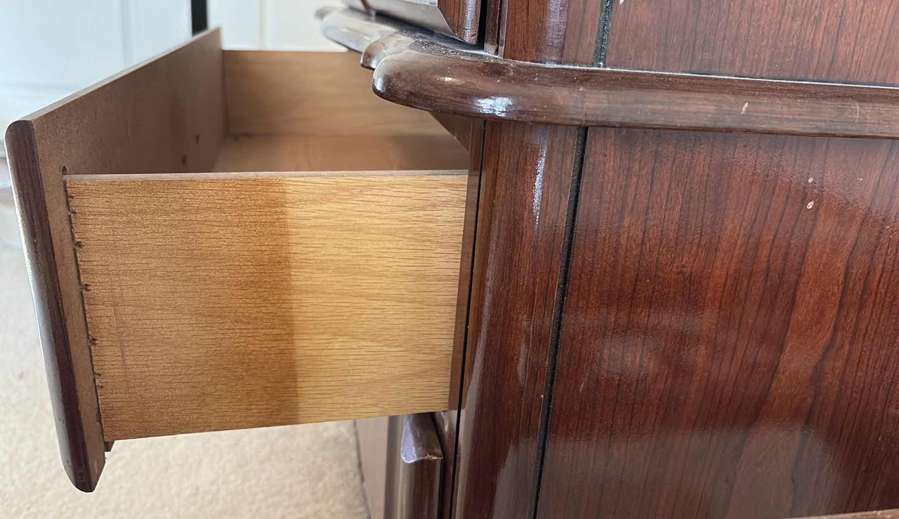 Photo 1 of BASSETT FURNITURE CHALON CHERRY COLLECTION FRENCH PROVINCIAL CHEST 35”X18”H54.5”