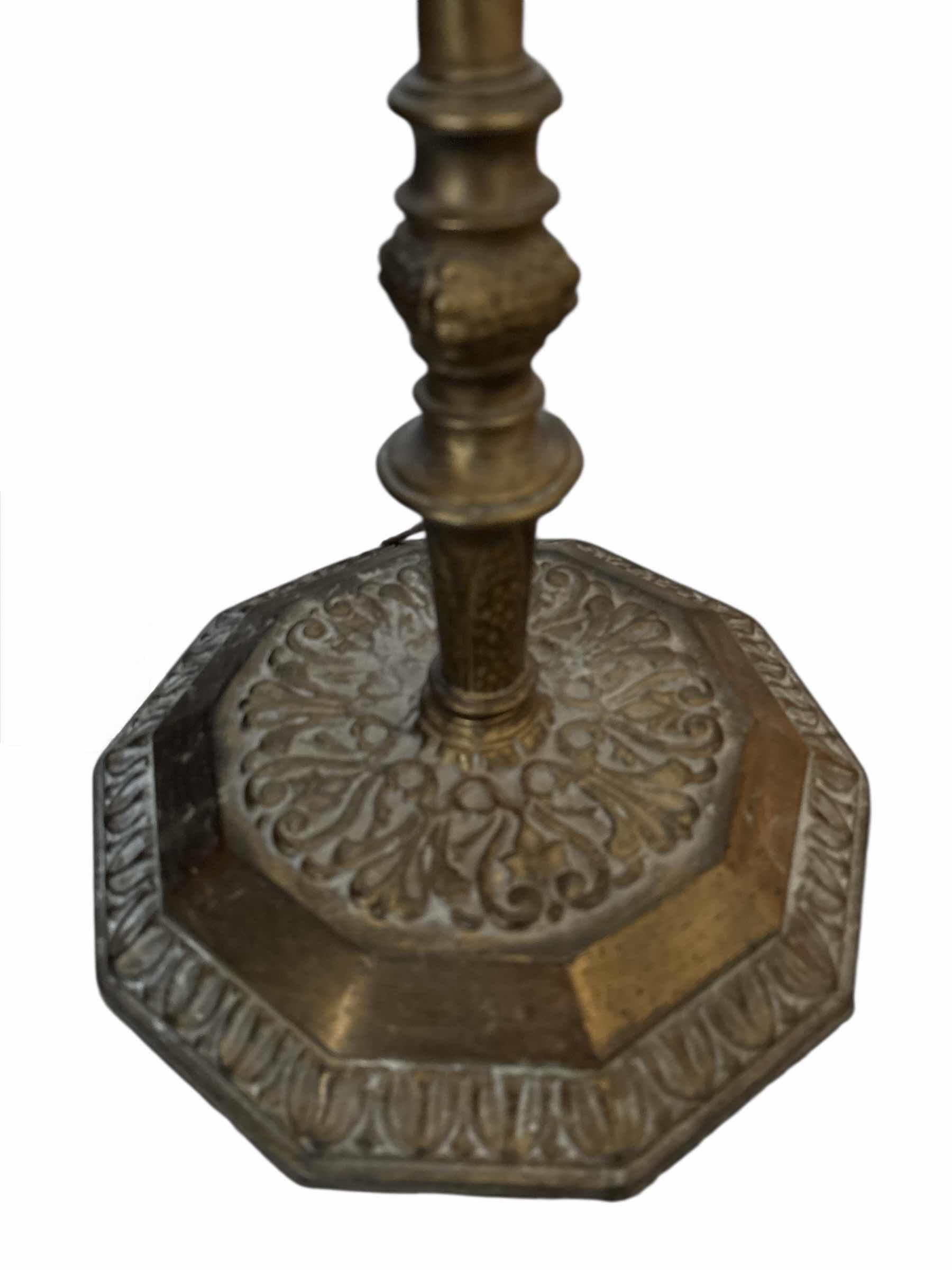 Photo 1 of ANTIQUE ART NOUVEAU FLOOR LAMP H58”