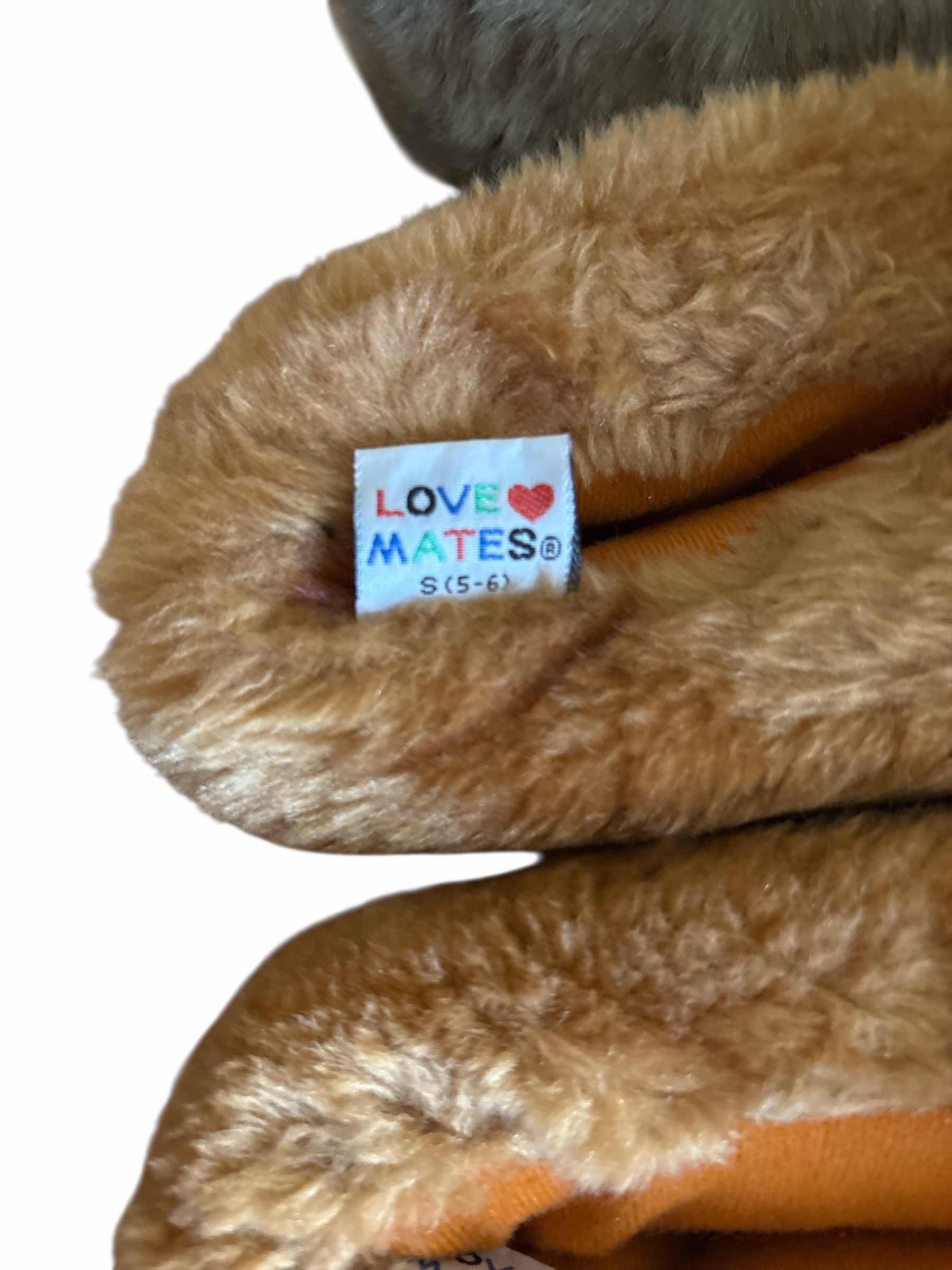 Photo 1 of (2)PCS SIZE 5/6 RABBIT AND DOG SLIPPER