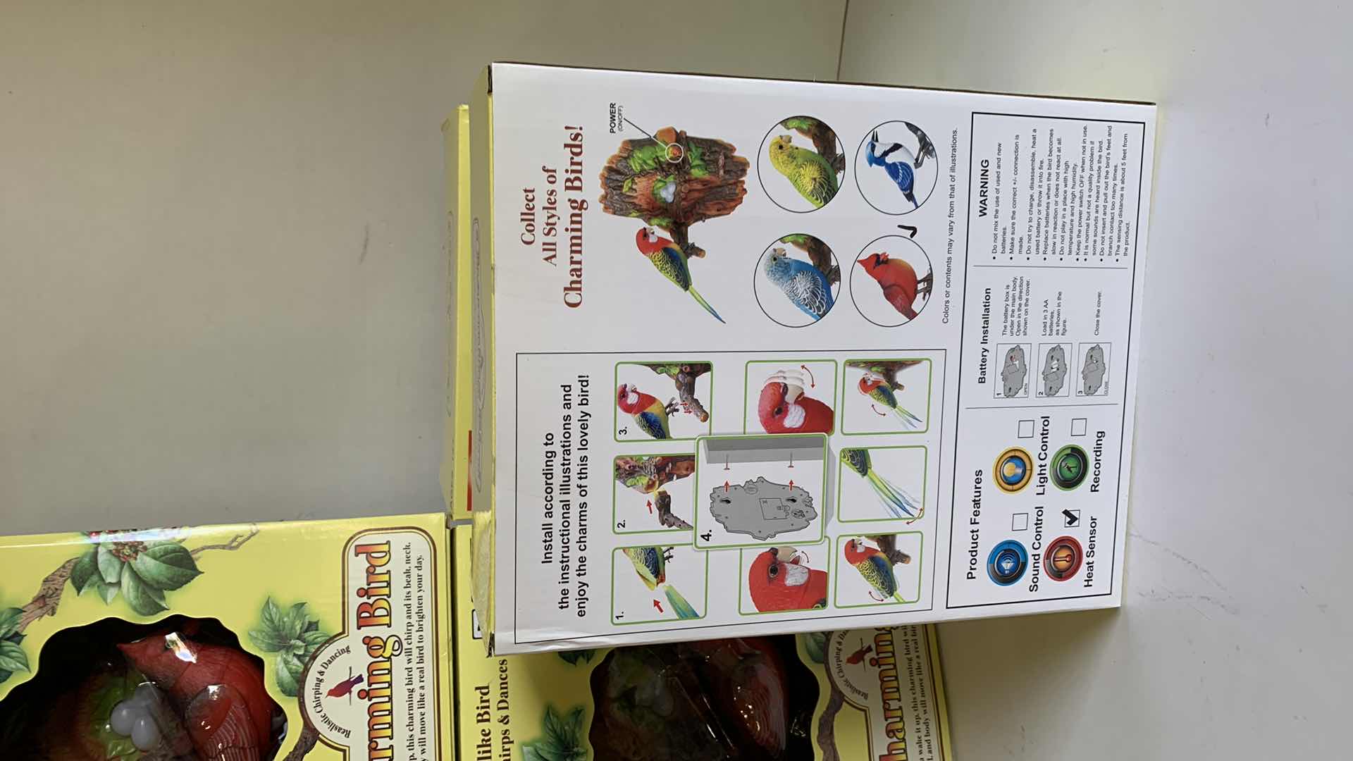 Photo 1 of 4- SKY MASTER CHARMING BIRDS ANIMATED