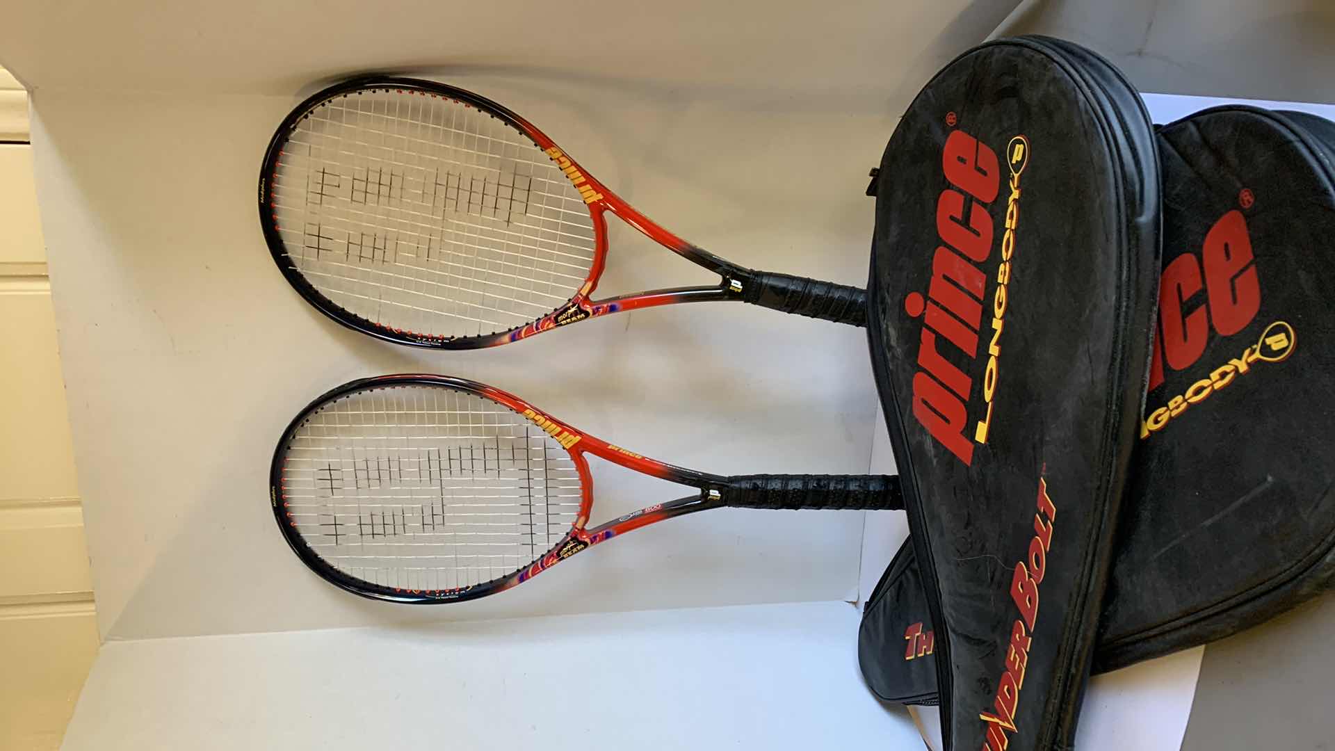 Photo 1 of 2 PRINCE LONGBODY TENNIS RAQUETS AND BALLS