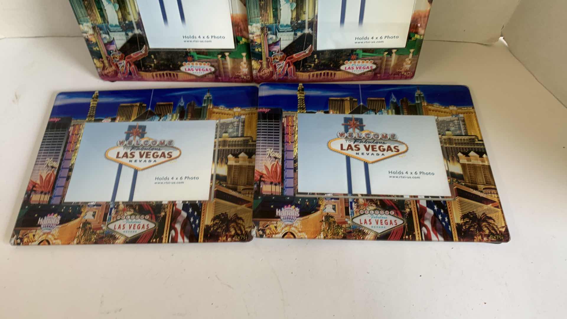 Photo 1 of 4 LAS VEGAS THEMED ACRYLIC PICTURE FRAMES 4” X 6”