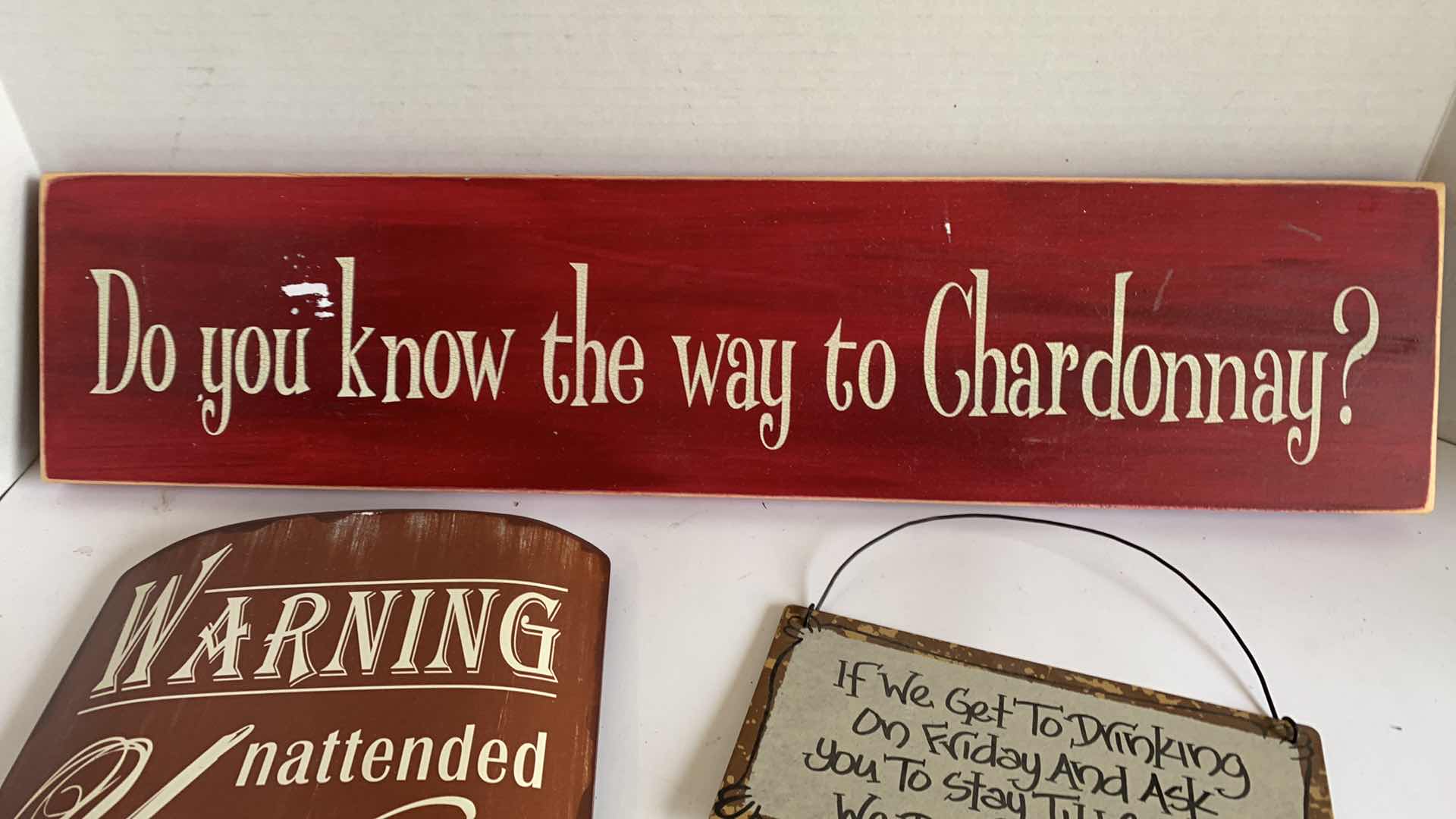 Photo 1 of 3 NOVELTY SIGNS