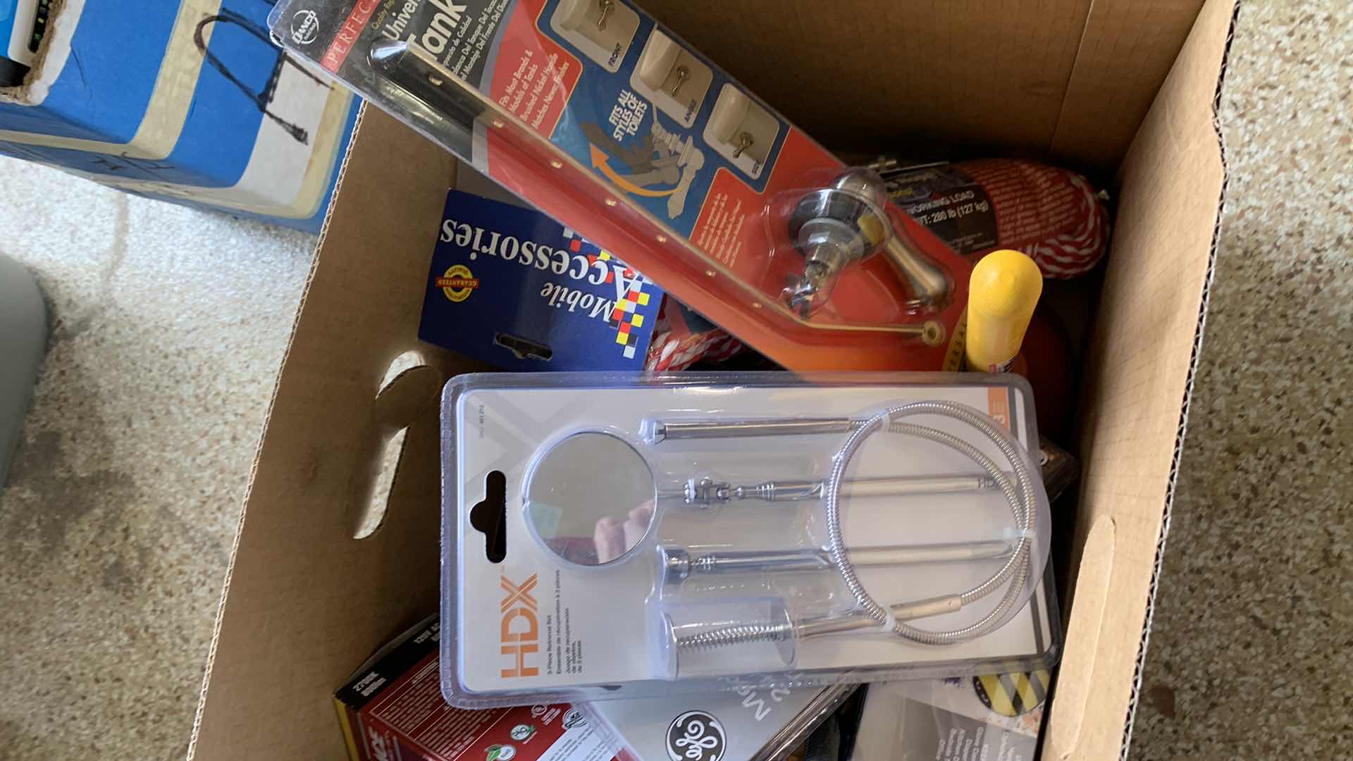 Photo 1 of BOX W GARAGE ITEMS