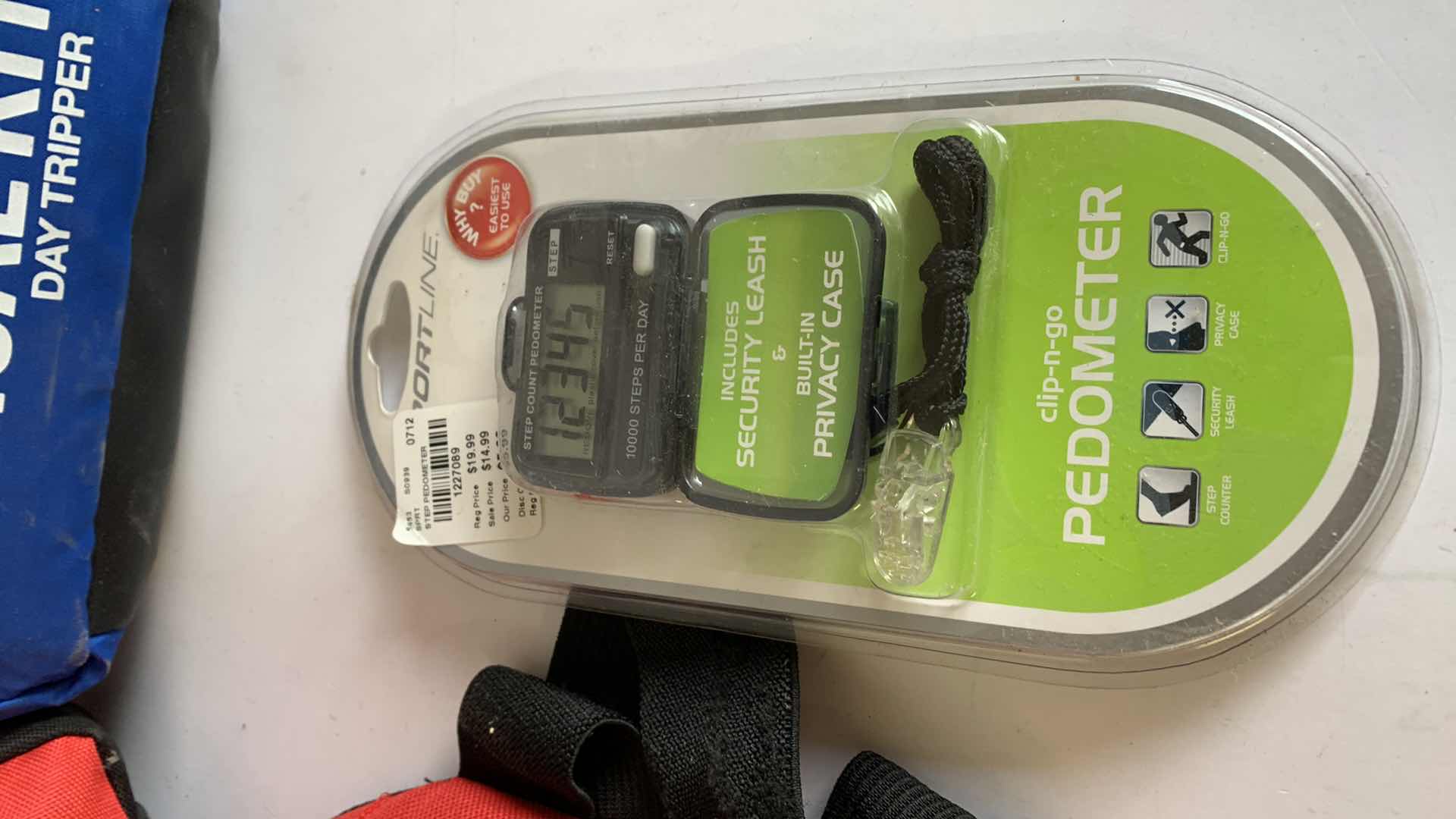Photo 1 of 2 FIRST AID KITS, KNEE PADS AND A PEDOMETER