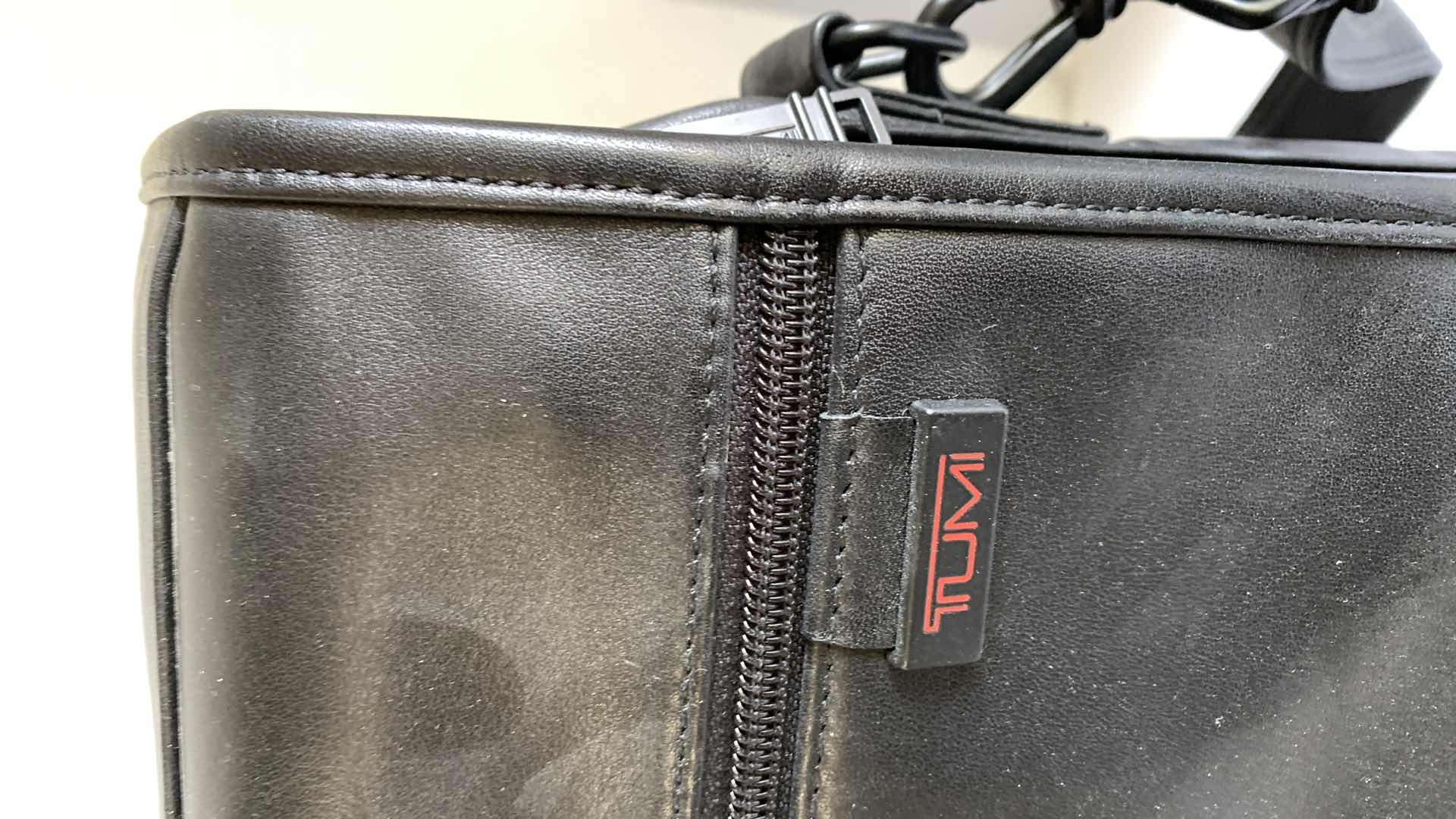 Photo 1 of TUMI LEATHER BRIEFCASE