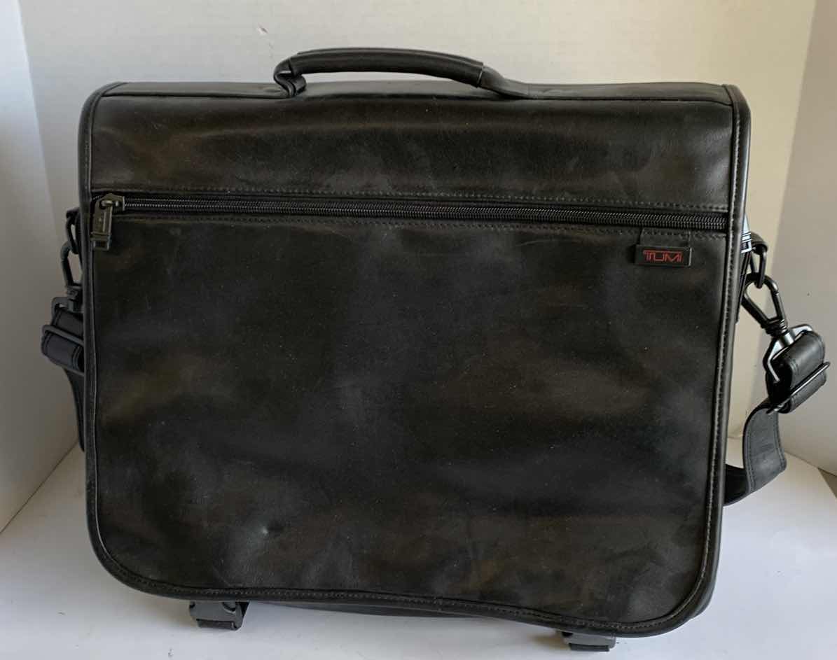 Photo 1 of TUMI LEATHER BRIEFCASE