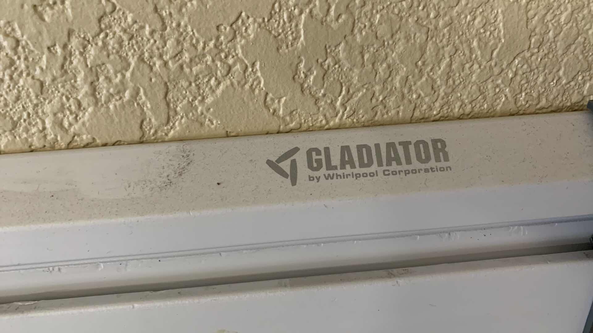 Photo 1 of 2 GLADIATOR GARAGE WALL SHELF AND HOOK SYSTEM 48”