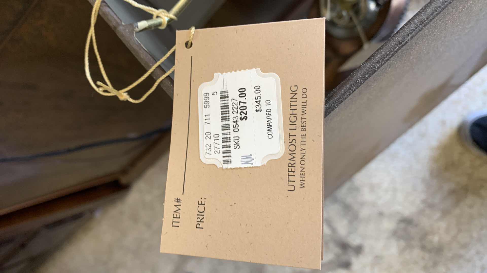 Photo 1 of $345 UTTERMOST LIGHTING GREEK STYLE TABLE LAMP 36”