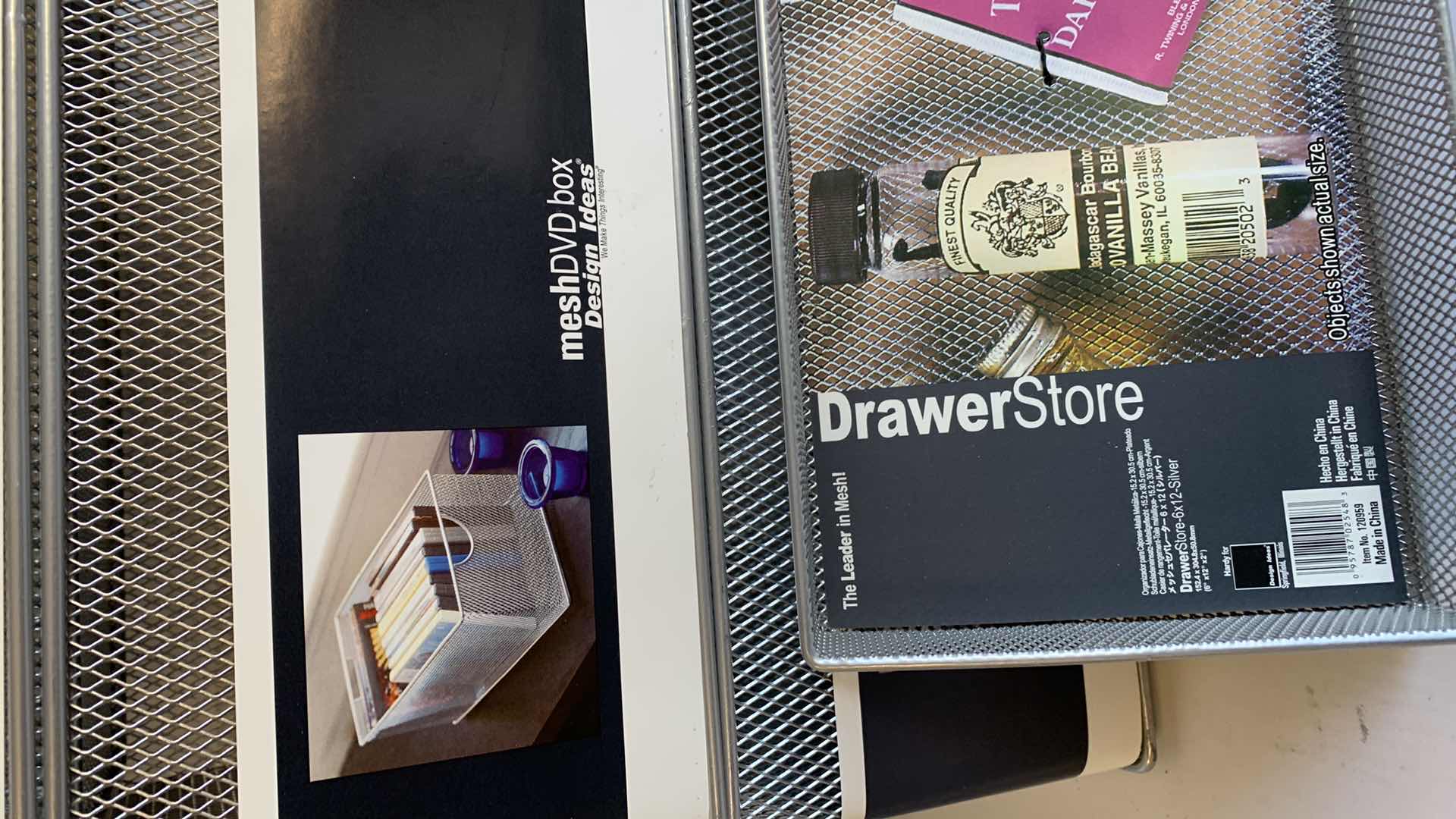 Photo 1 of 3 MESH DVD BOXES, DRAWER STORAGE UNIT