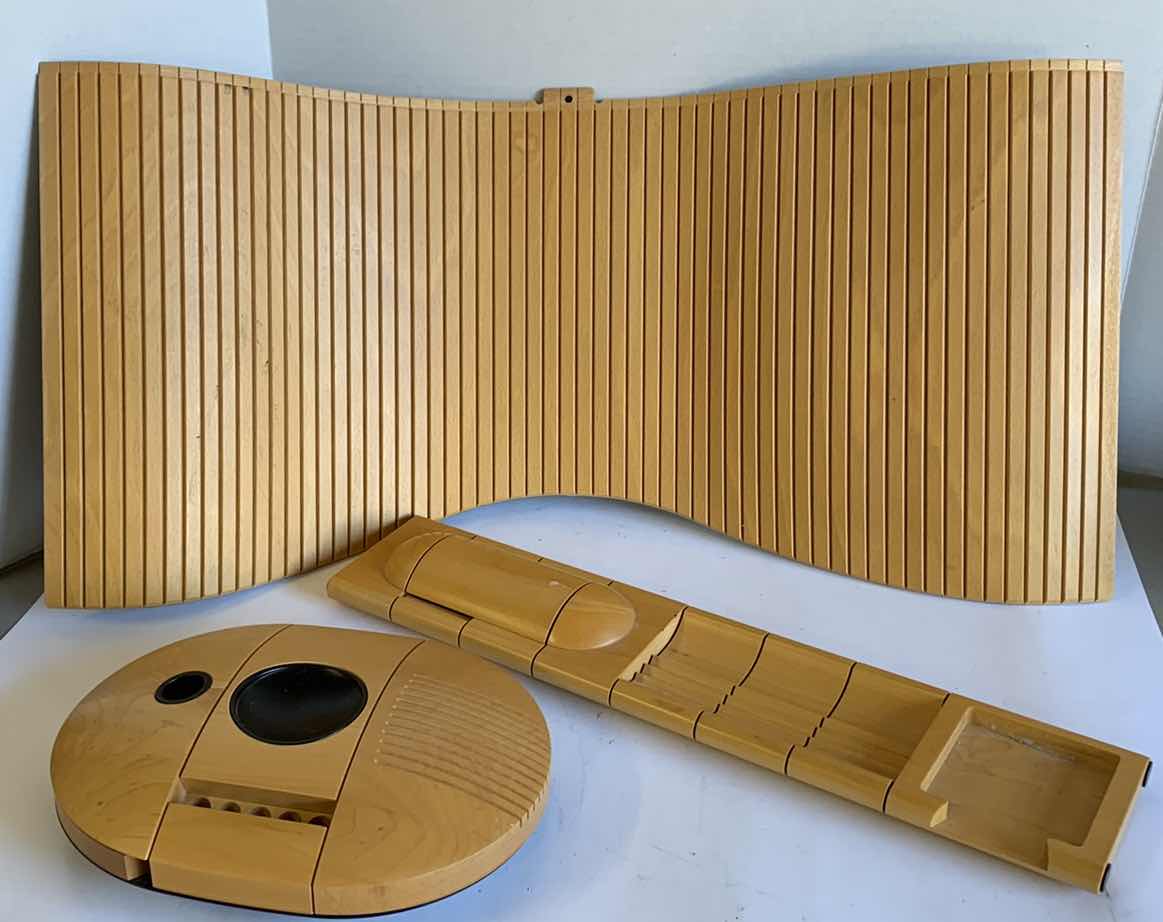 Photo 1 of BAMBOO DESK SET