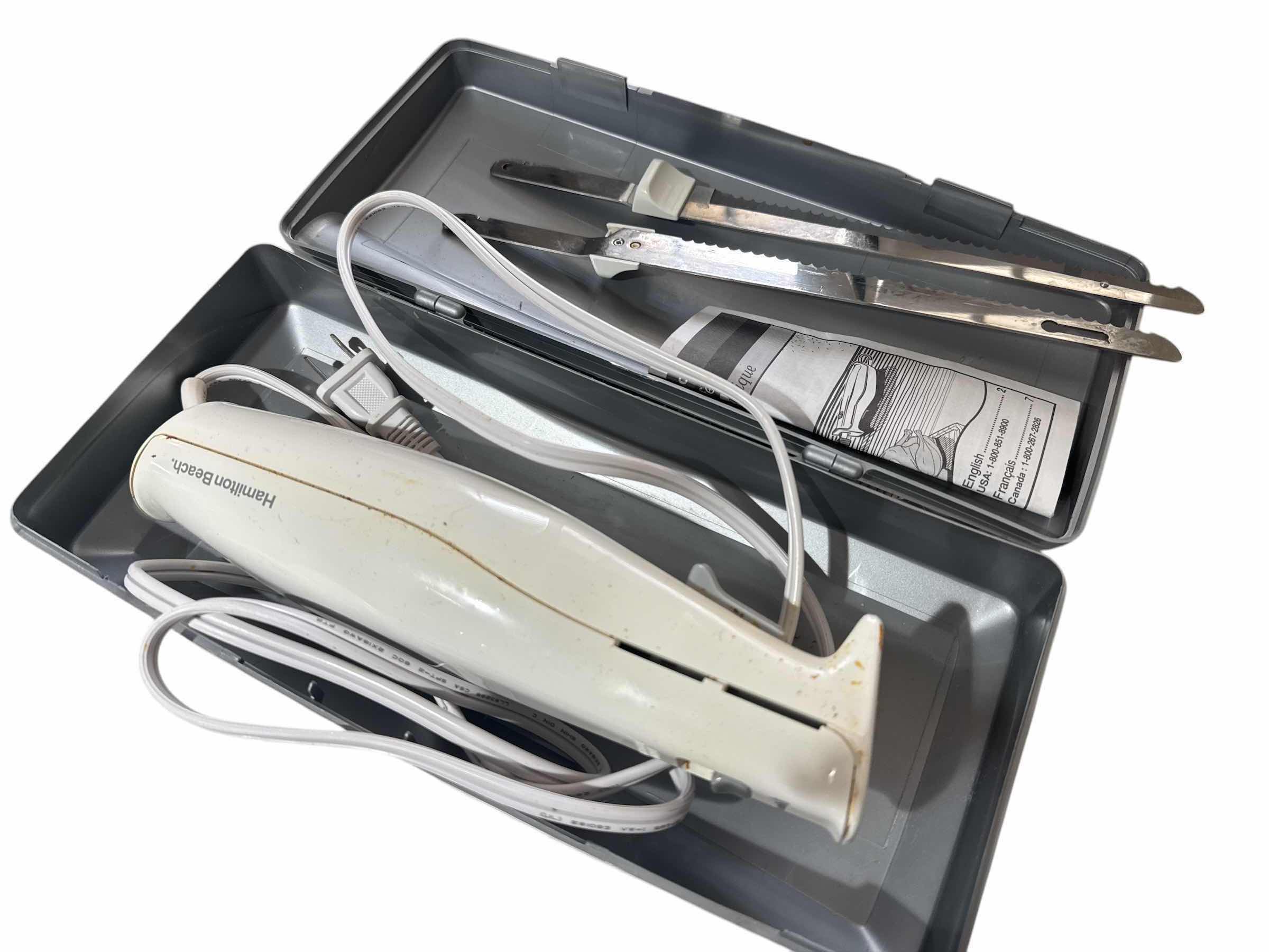 Photo 1 of NEW IN BOX-HAMILTON BEACH CARVE N’ SET-KITCHEN TOOLS. ELECTRIC CARVING KNIFE.
