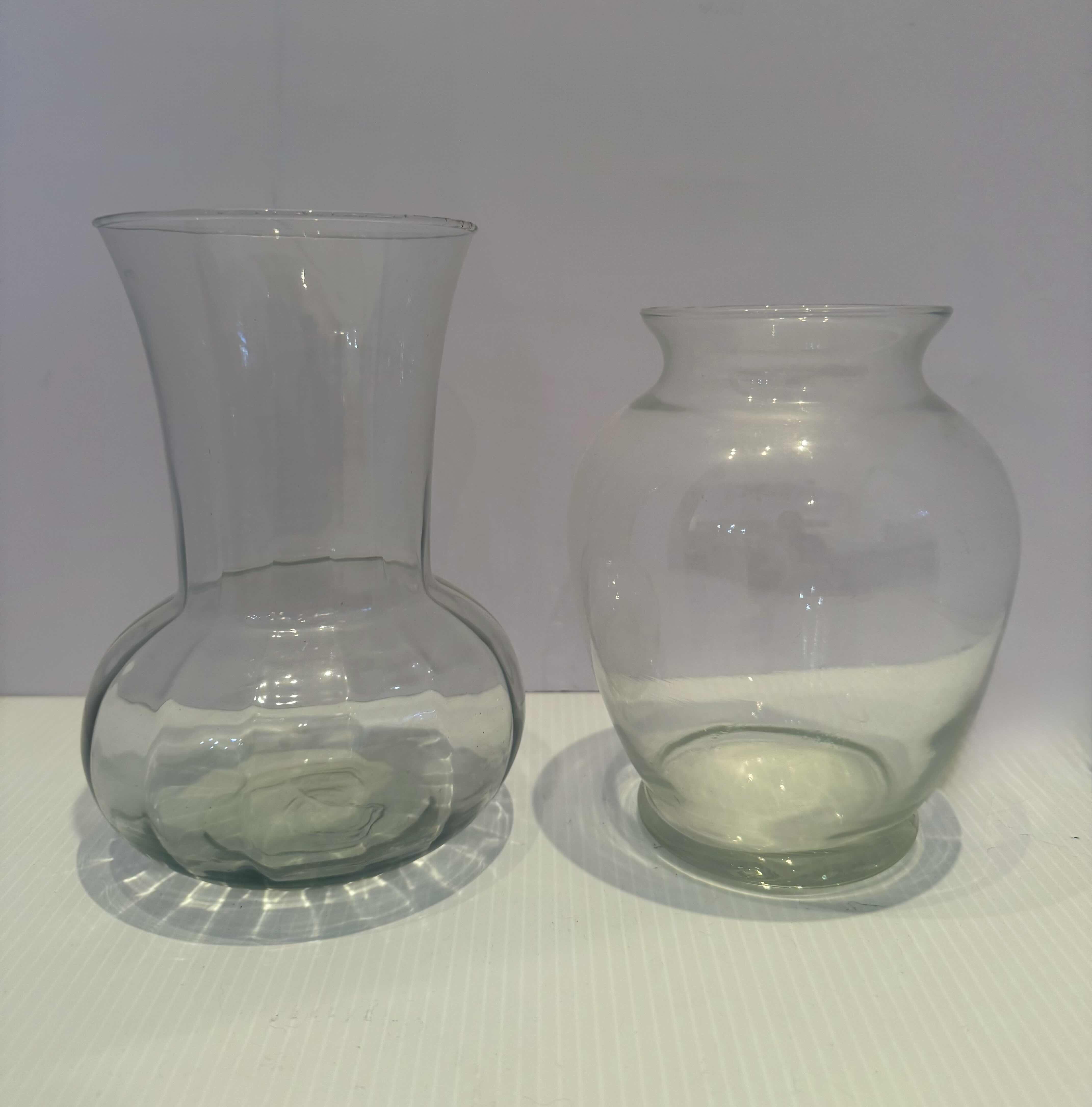Photo 1 of 5-GLASS FLOWER VASES 16"H