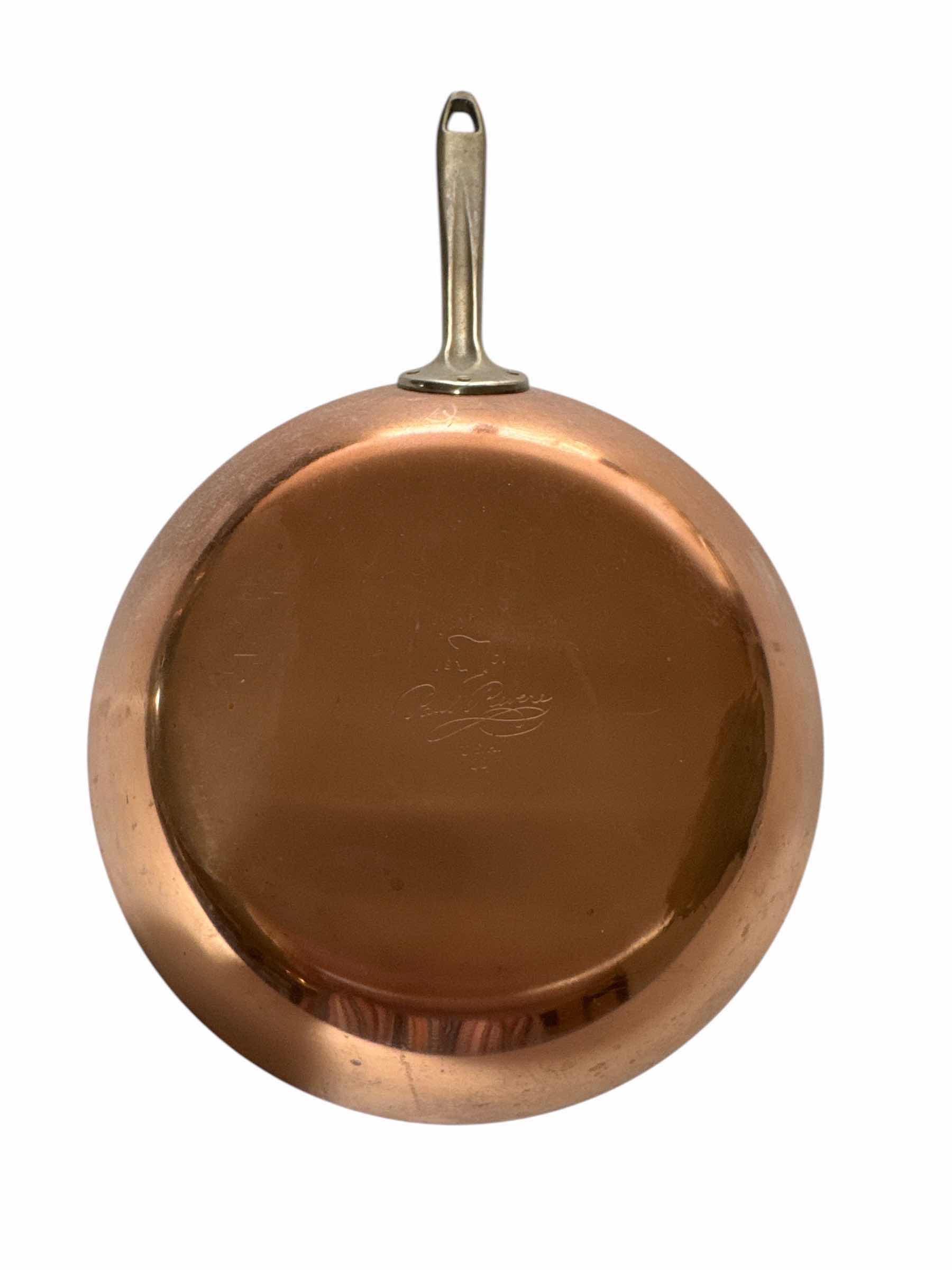 Photo 1 of VINTAGE PAUL REVERE 10” COPPER SKILLET-KITCHEN TOOL-COOKWARE-PAN