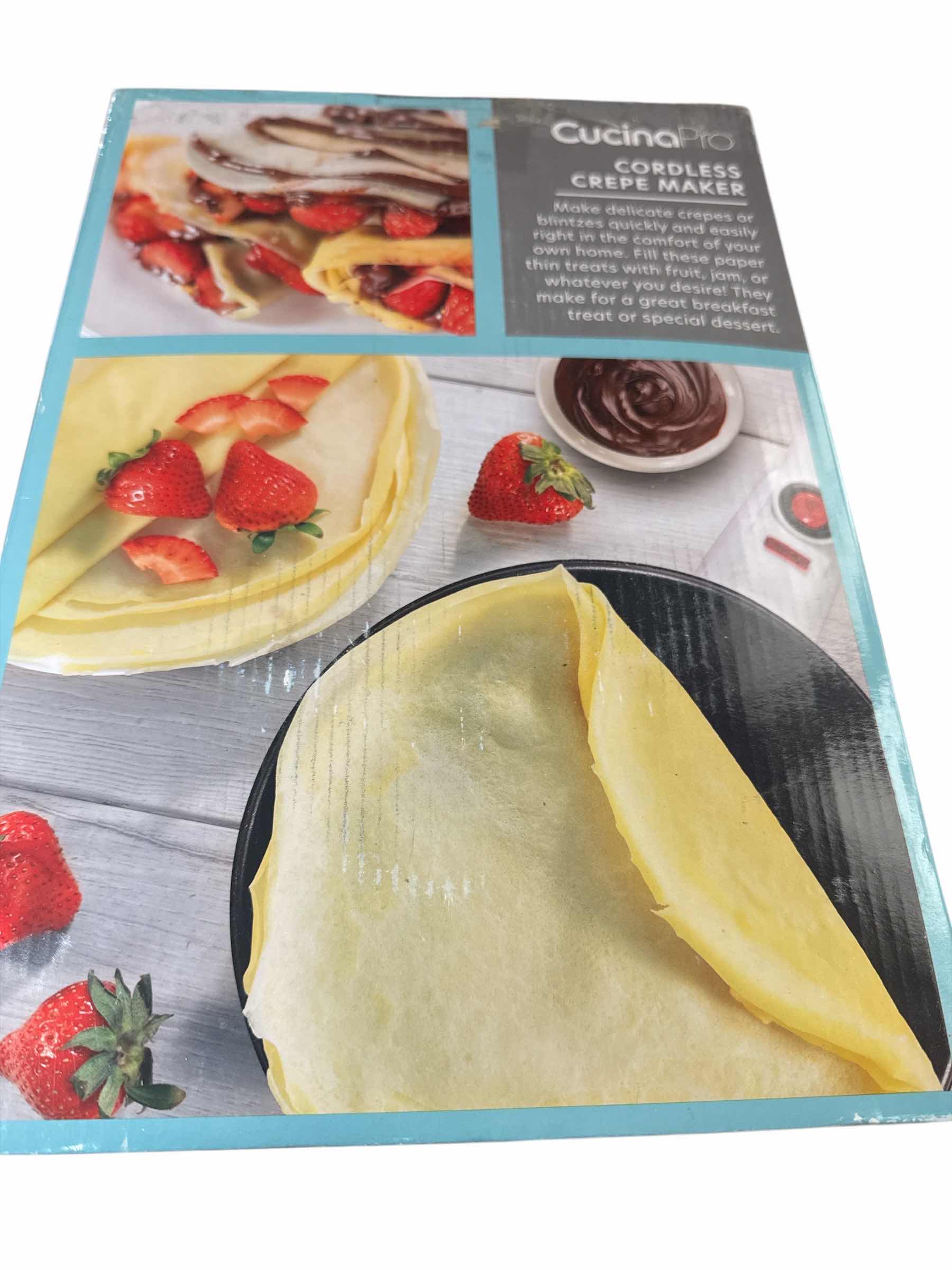 Photo 1 of CORDLESS CREPE MAKER & 8 MADE IN SPAIN RAMEKINS