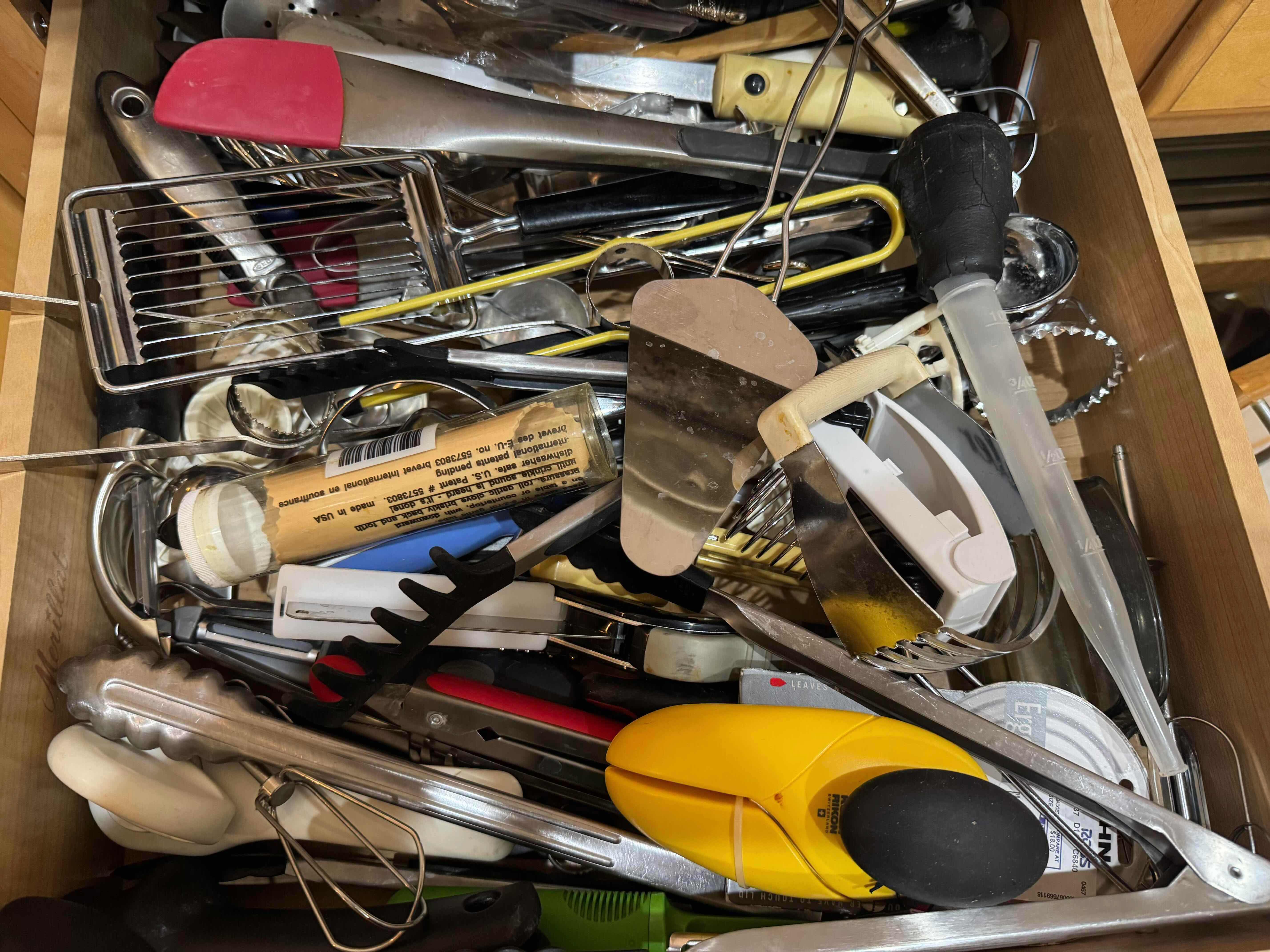 Photo 1 of CONTENTS OF DRAWER- COOKING UTENSILS