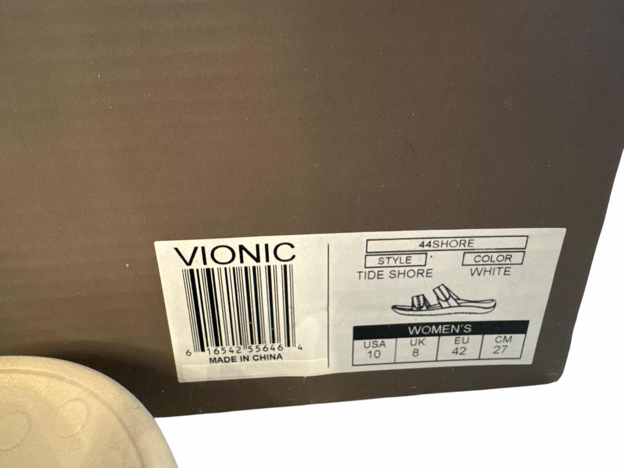 Photo 1 of BRAND NEW VIONIC SIZE 10 TIDE SHORE IN COLOR WHITE