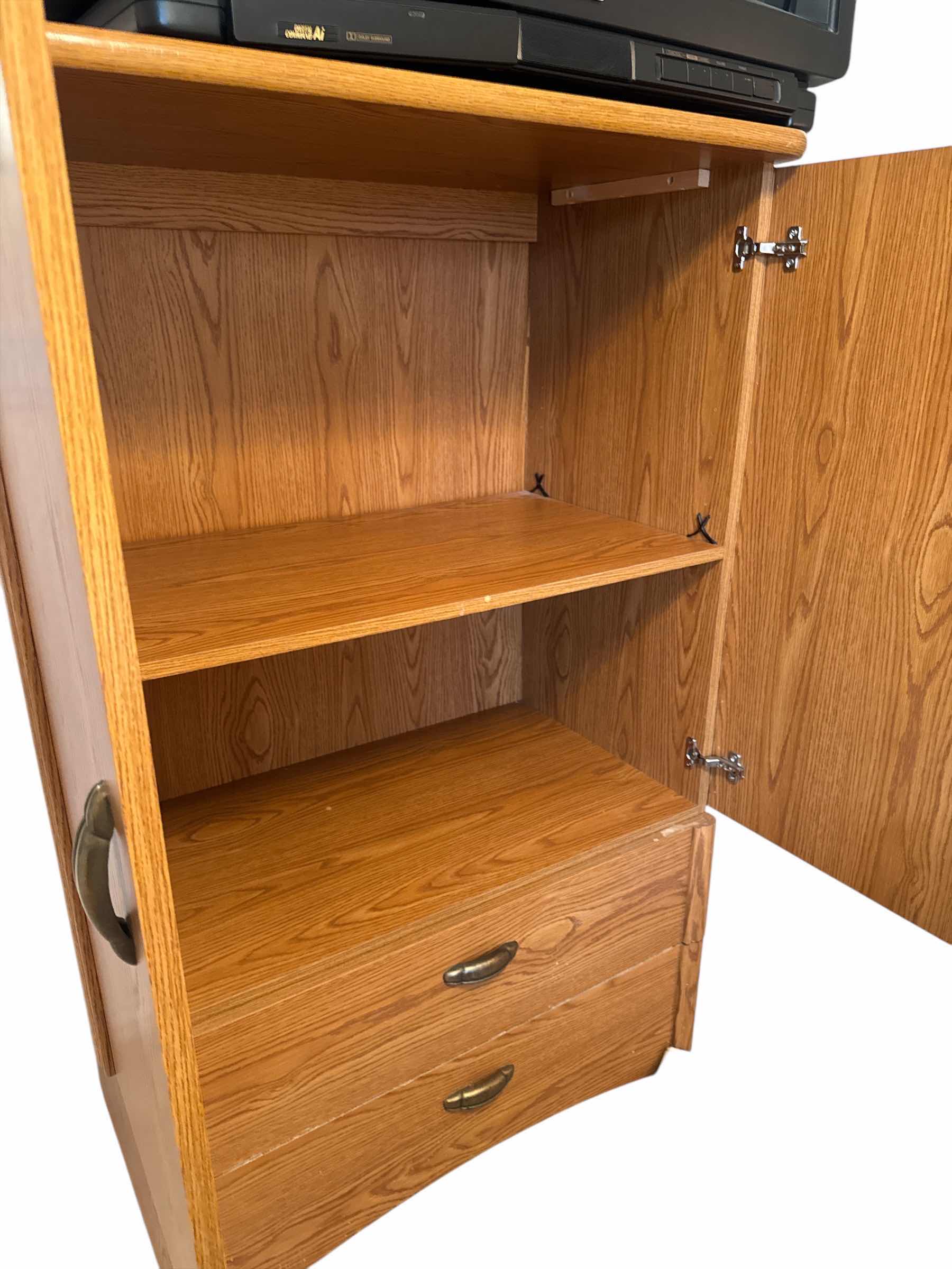 Photo 1 of PARTICLE BOARD IN PINE COLOR WARDROBE