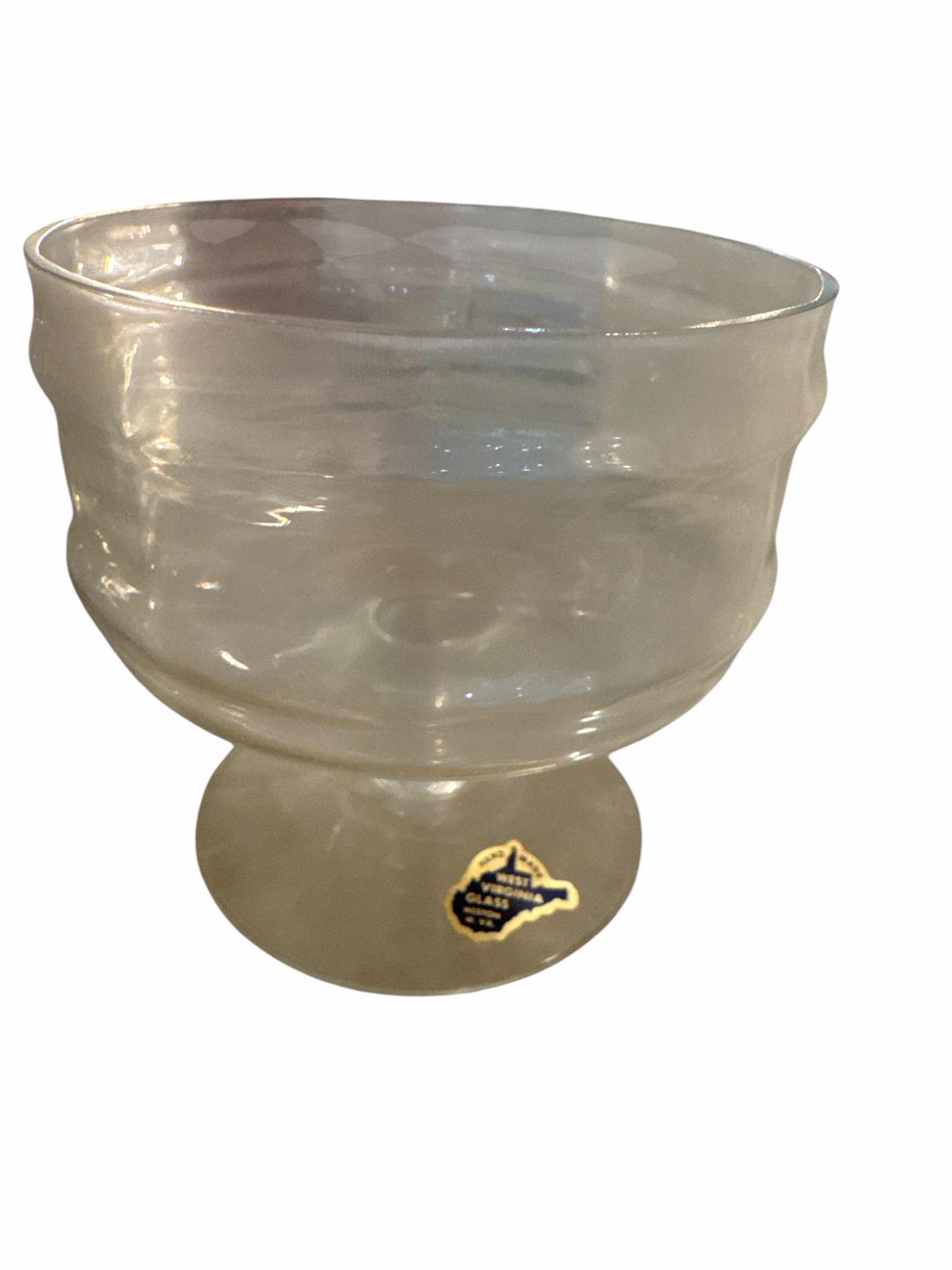 Photo 1 of 8 PIECES OF WEST VIRGINIA GLASS STEMWARE
