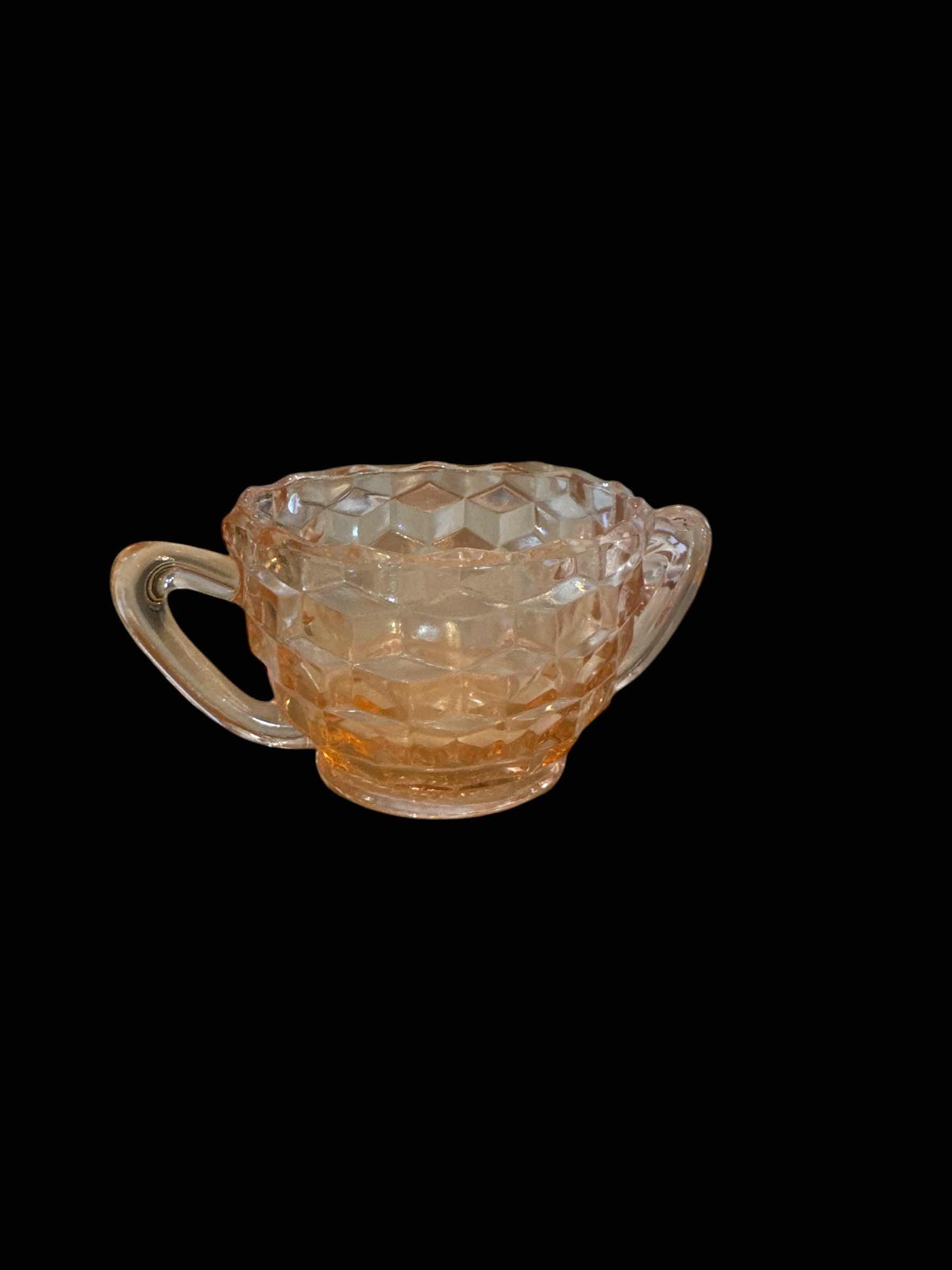 Photo 1 of 4 PIECES OF PINK DEPRESSION GLASS