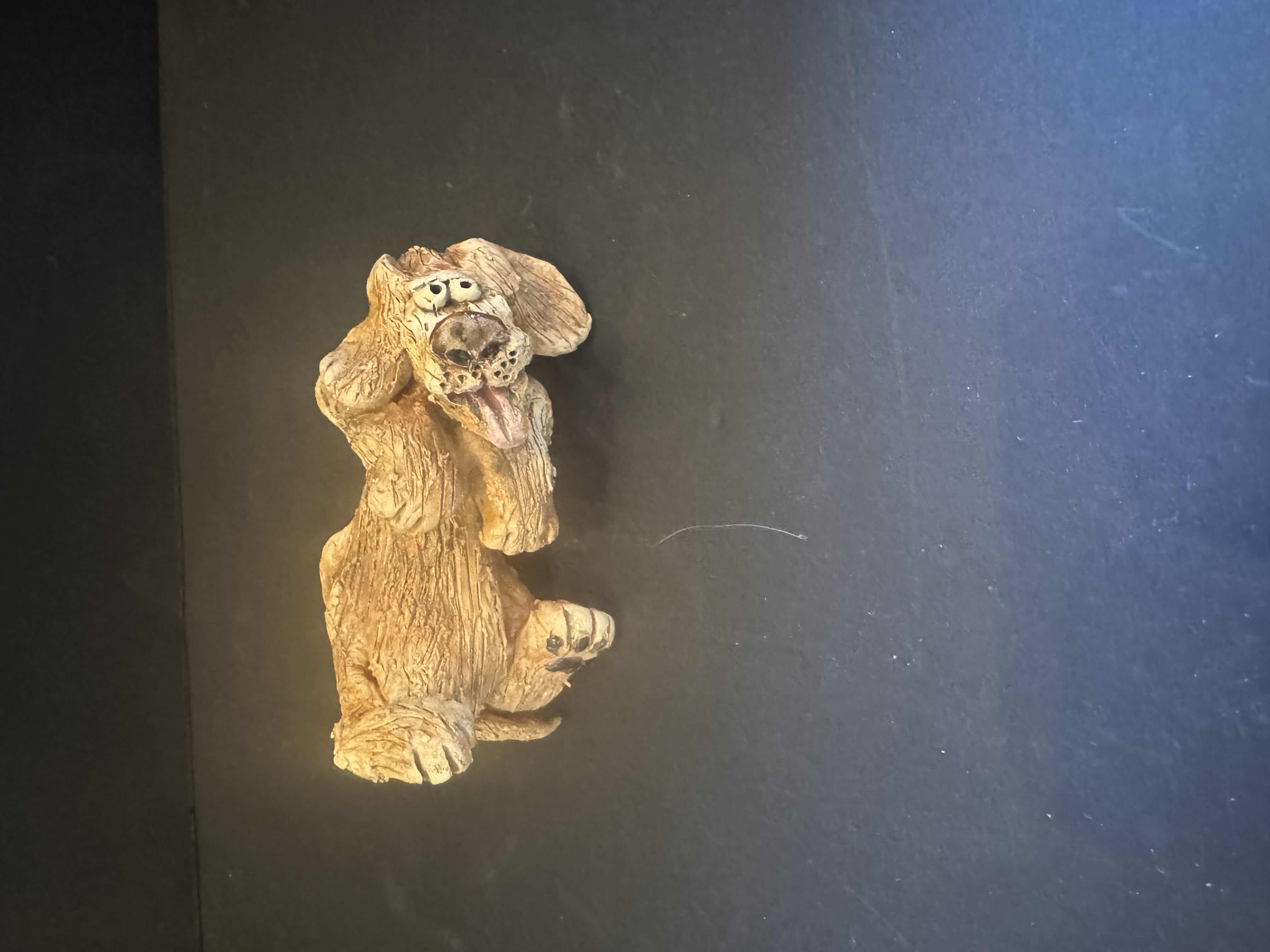 Photo 1 of VINTAGE CERAMIC DOGS, WOODEN CATS, CERAMIC CATS, FIGURINES AND WOODEN VASE, 

VASE
4.5” X 5” X H5”

WOODEN CATS
4.5” X H6”

CERAMIC CAT
7” X H2”

BROWN DOG
4” X H2”

BLACK DOG
2” X H2.5”