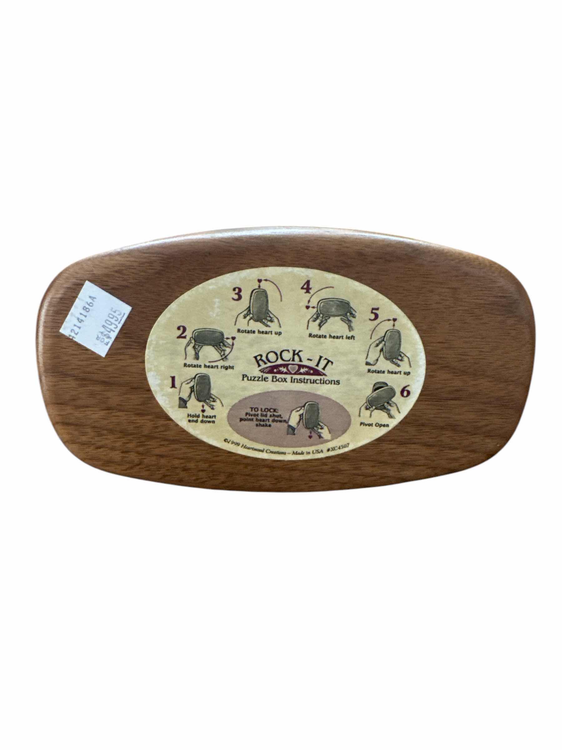 Photo 1 of HEARTWOOD CREATIONS GRAVITY PIN PUZZLE BOX