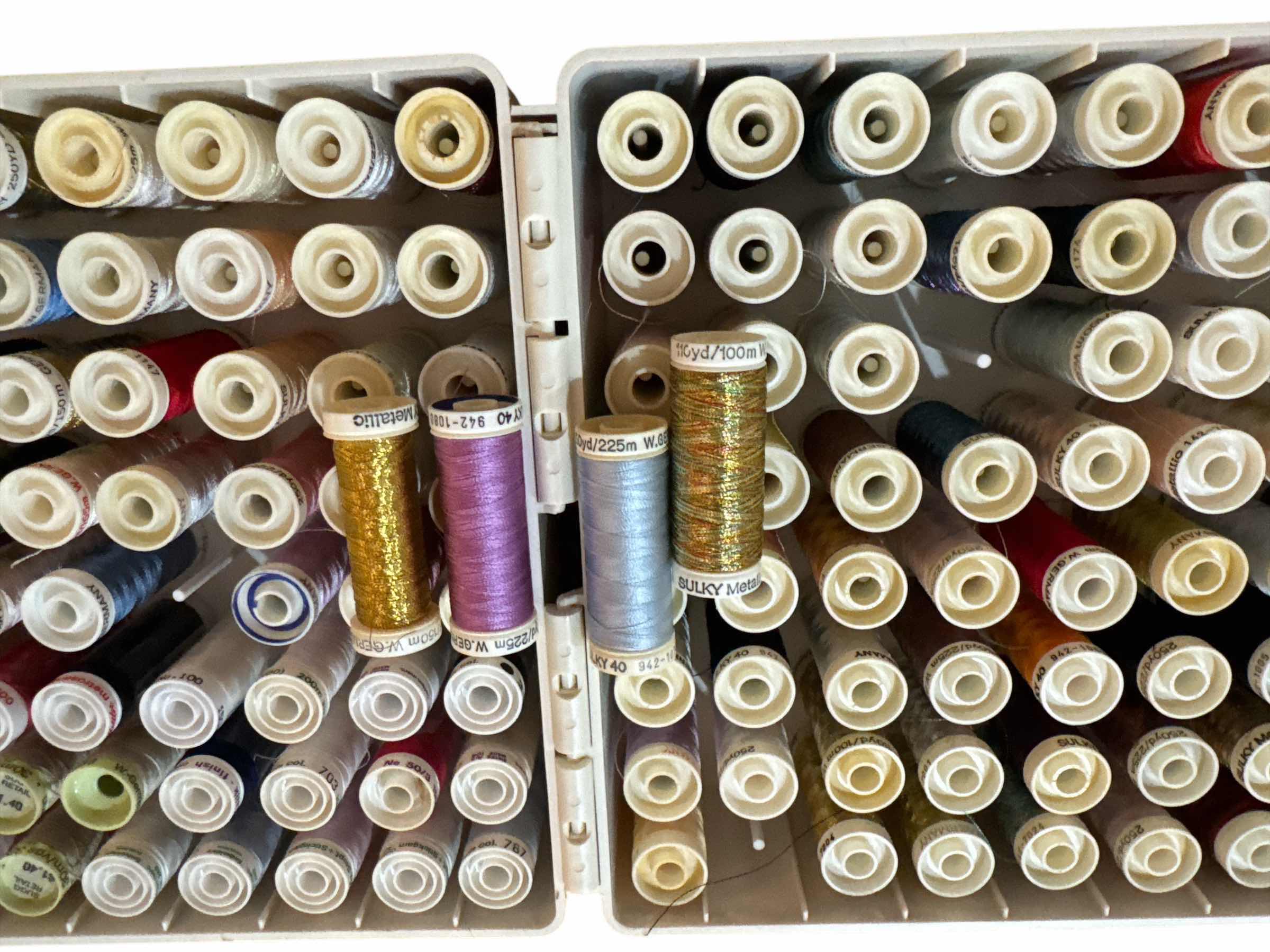 Photo 1 of THREAD BOX FILLED WITH 128 COLORS