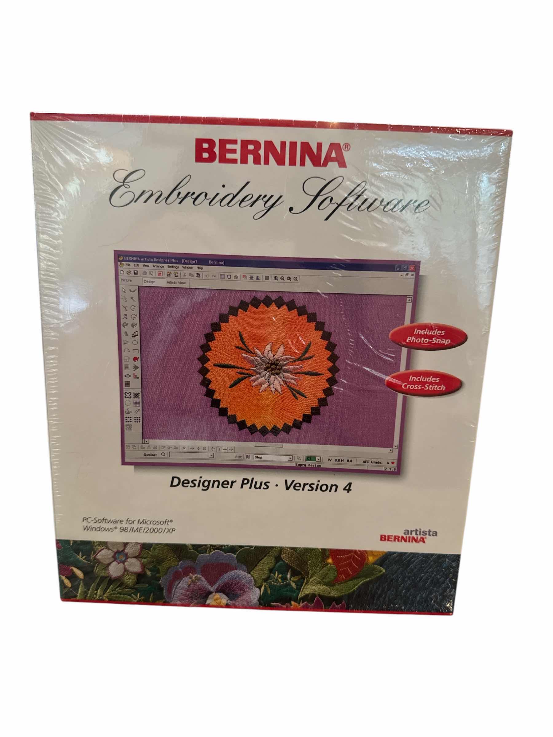 Photo 1 of BERNINA EMBROIDERY SOFTWARE DESIGNER PLUS VERSION 4
