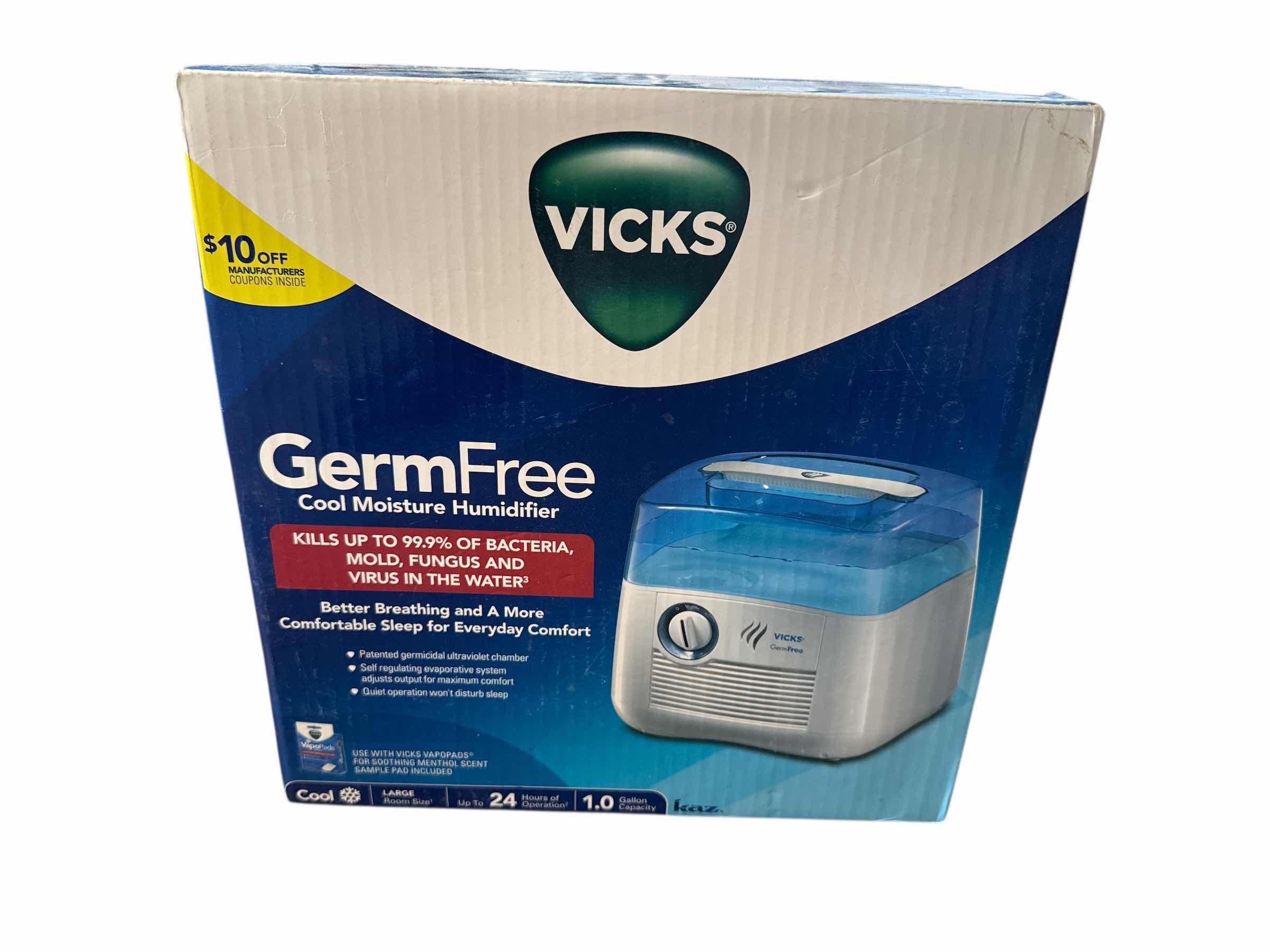 Photo 1 of VICKS GERM FREE COOL MOISTURE HUMIDIFIER