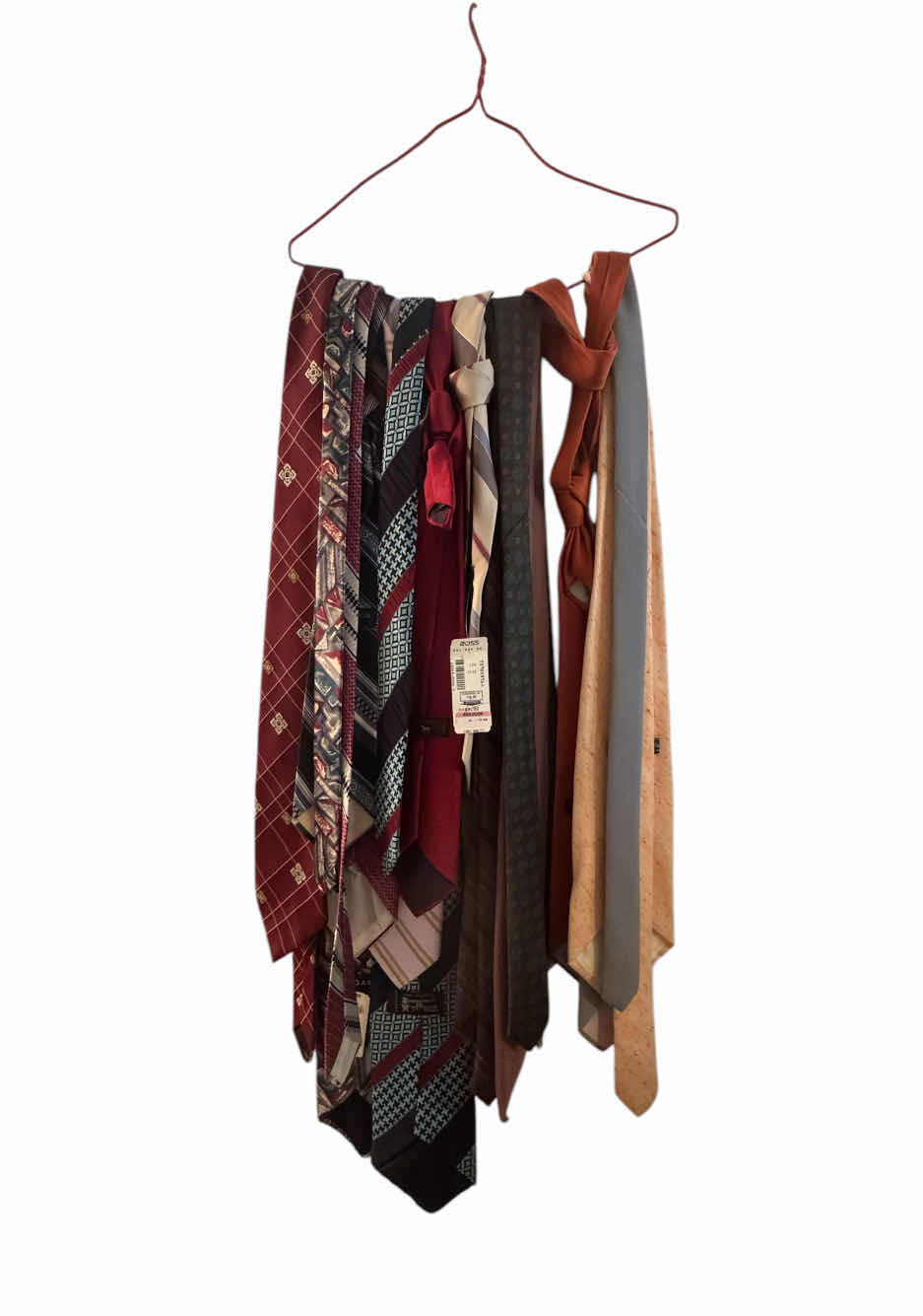 Photo 1 of RACK OF ASSORTED MENS TIES, MEN’S CLOTHING