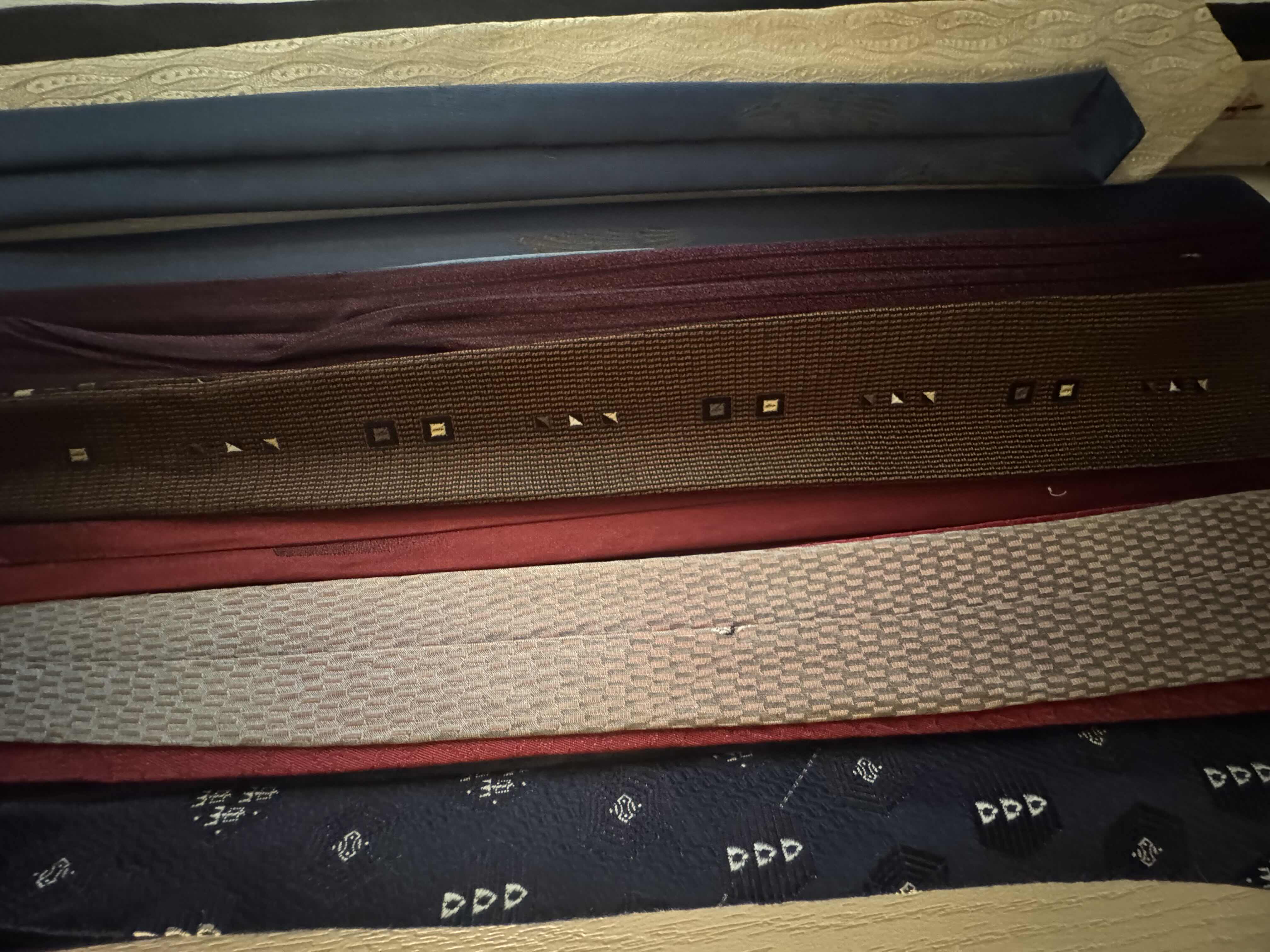 Photo 1 of RACK OF ASSORTED MENS TIES, MEN’S CLOTHING