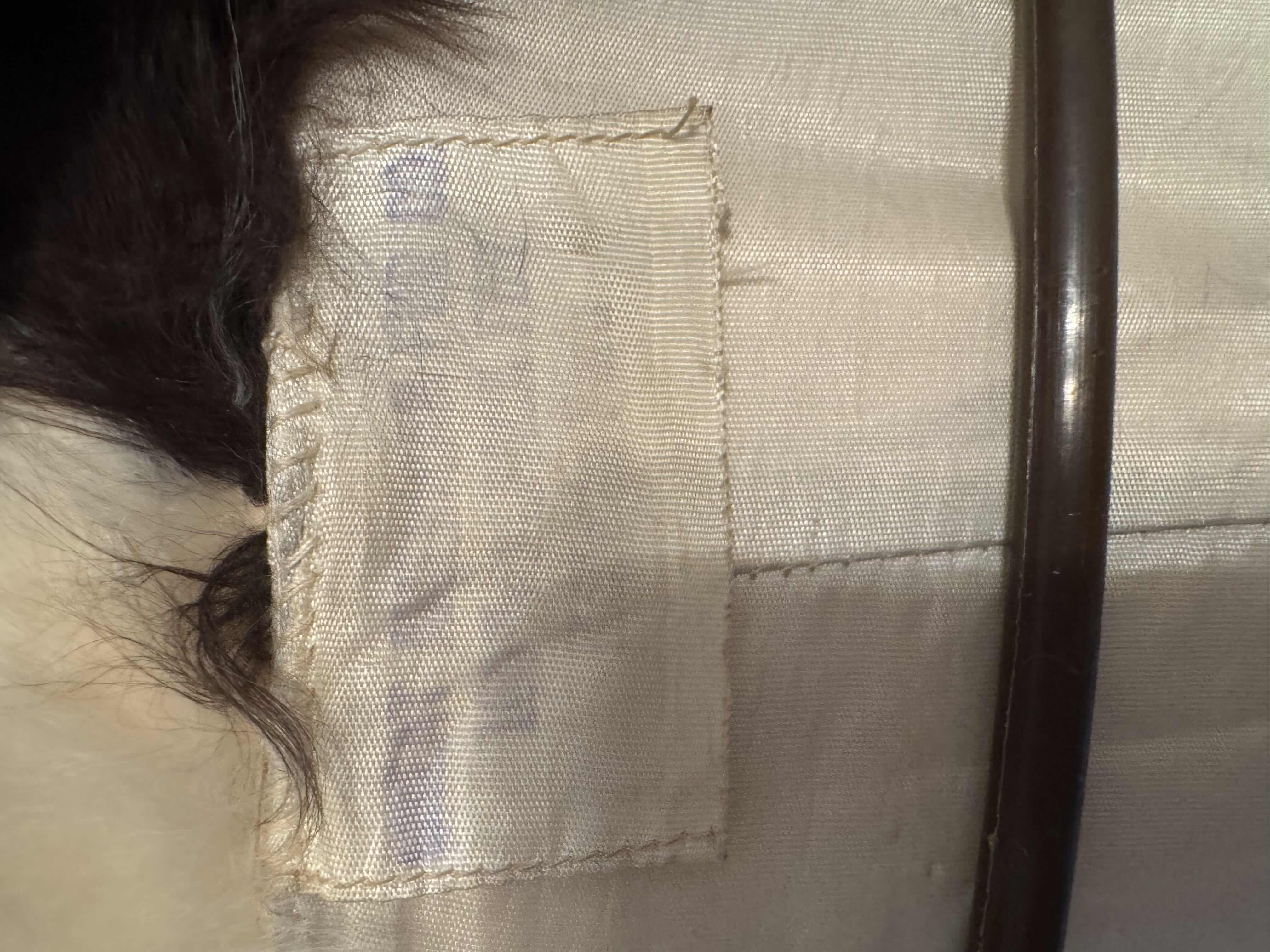 Photo 1 of VINTAGE FUR COAT, WOMEN’S CLOTHING, CREAM AND BROWN COW PRINT.