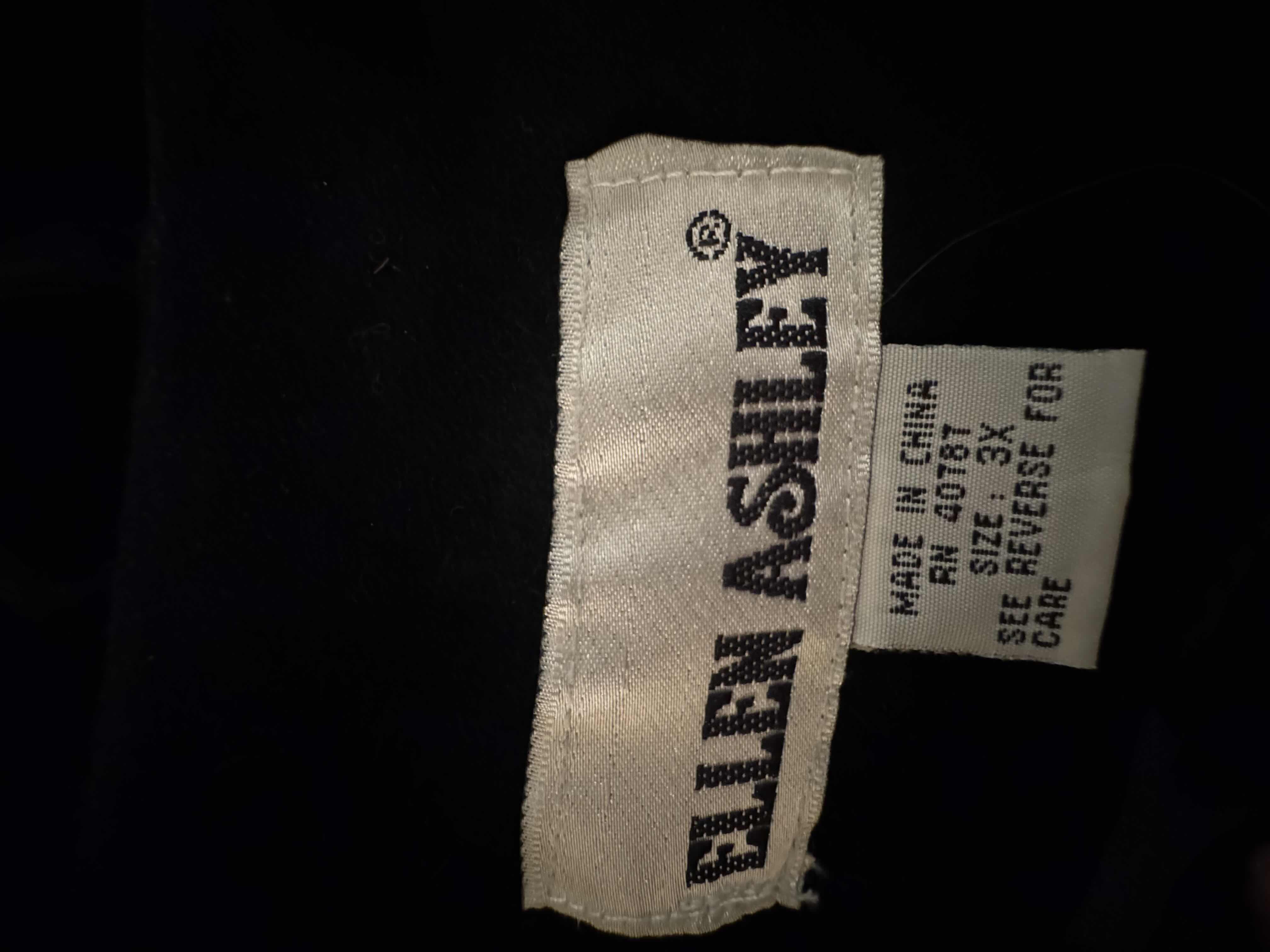 Photo 1 of VINTAGE ELLEN ASHLEY SUADE COAT WITH POCKETS, WOMEN’S CLOTHING, SIZE 3X, BLACK